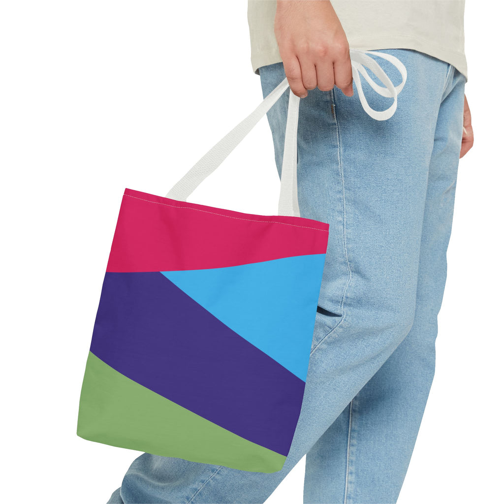 Colorblock Tote Bag