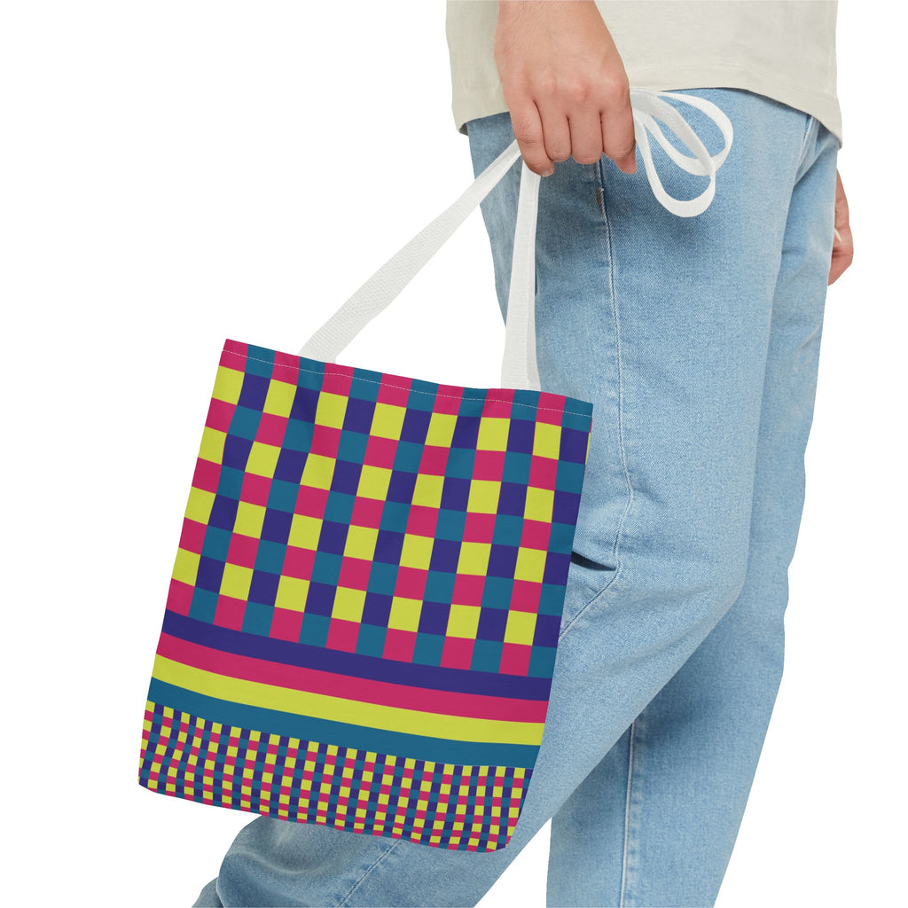 Colorblock Tote Bag