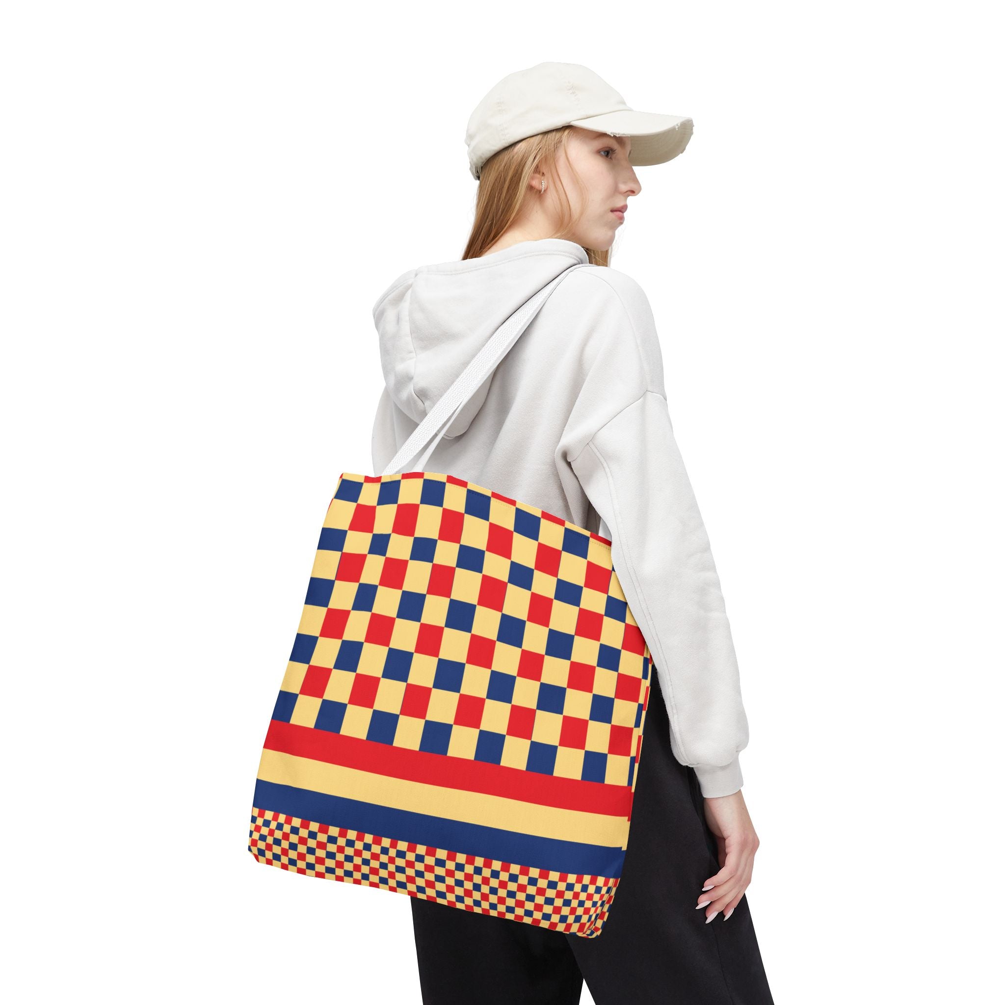 Colorblock Tote Bag