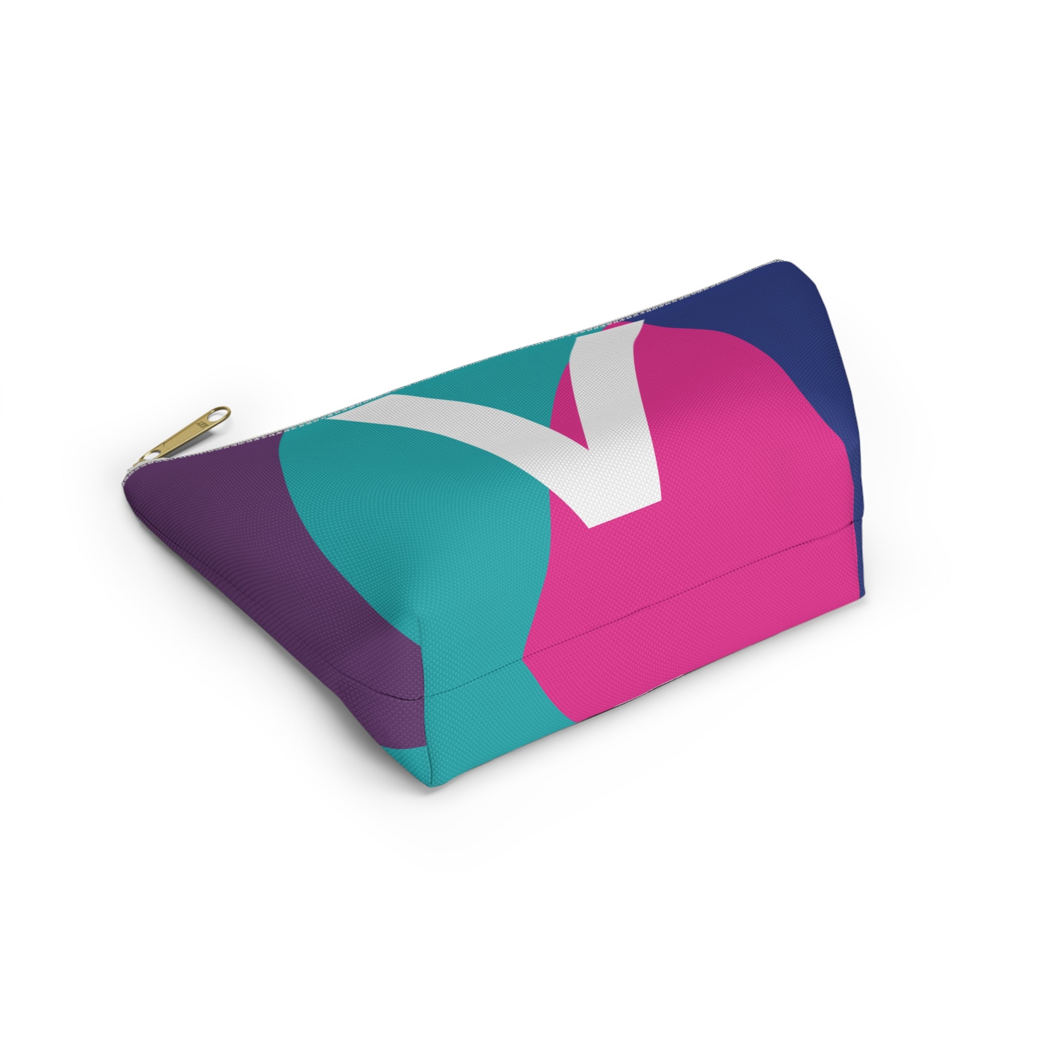 Colorblock Accessory Pouch — Monogram V T-Bottom Cosmetic Bag