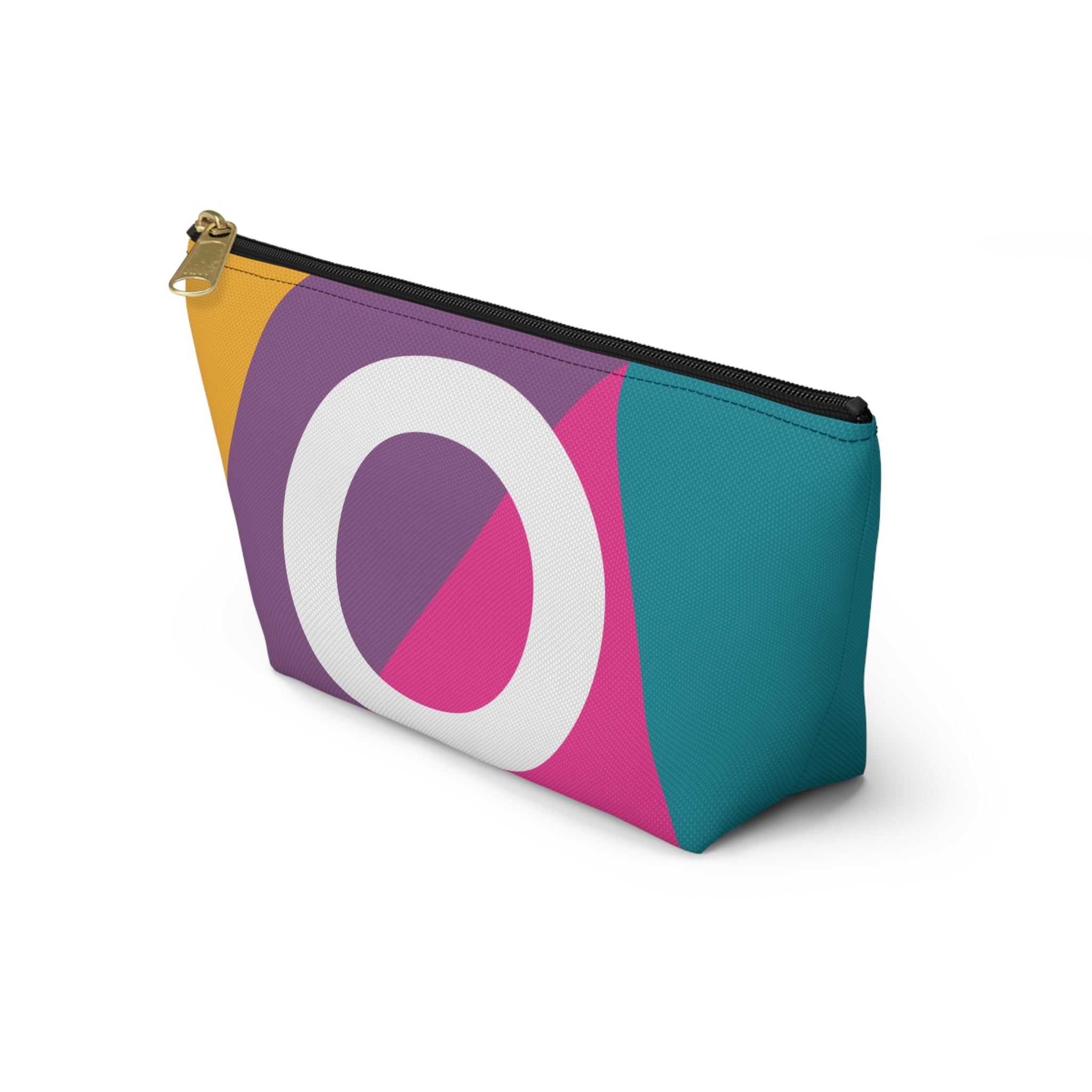 Colorblock Accessory Pouch — Monogram O T-Bottom Cosmetic Bag