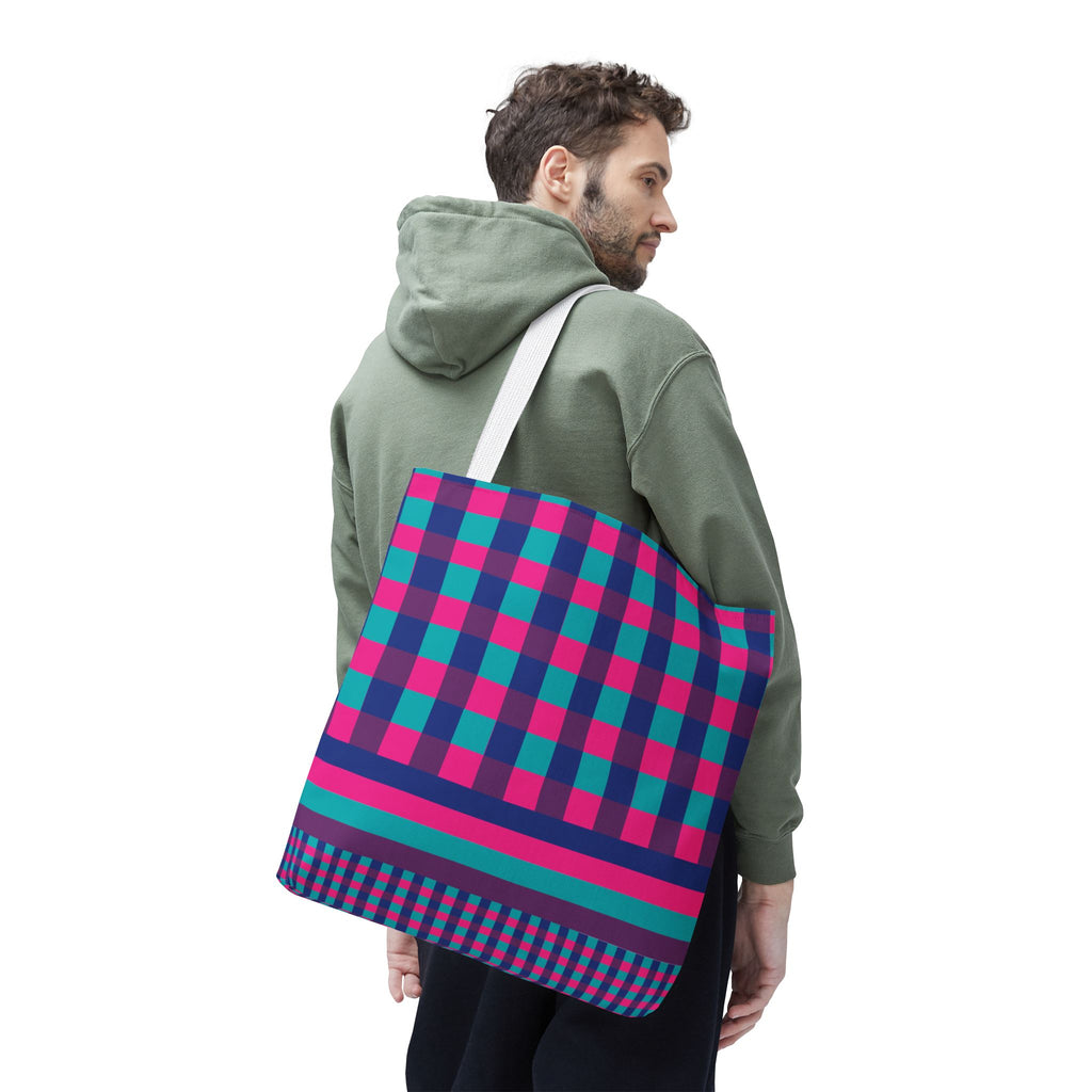 Colorblock Tote Bag
