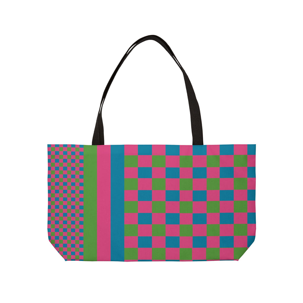 Colorblock Tote Bag