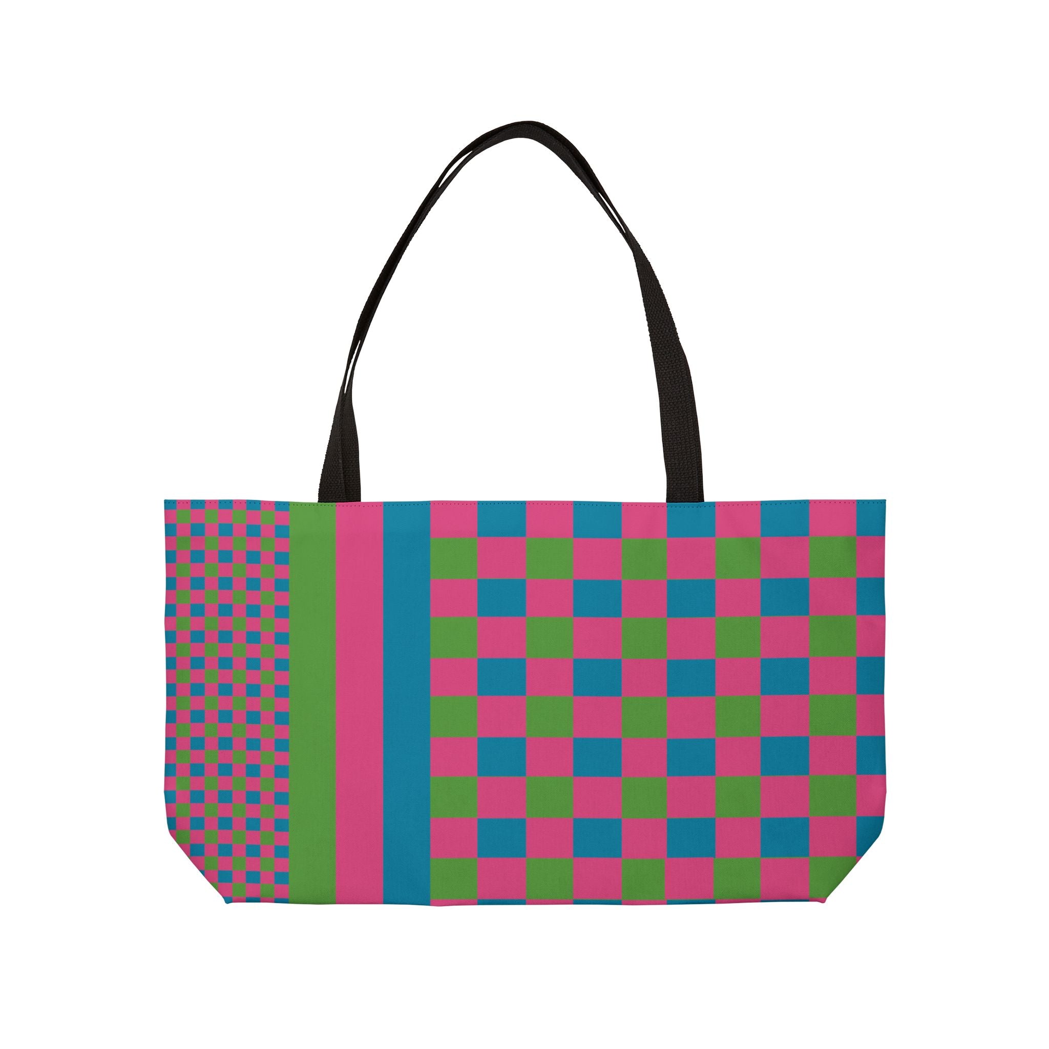 Colorblock Tote Bag
