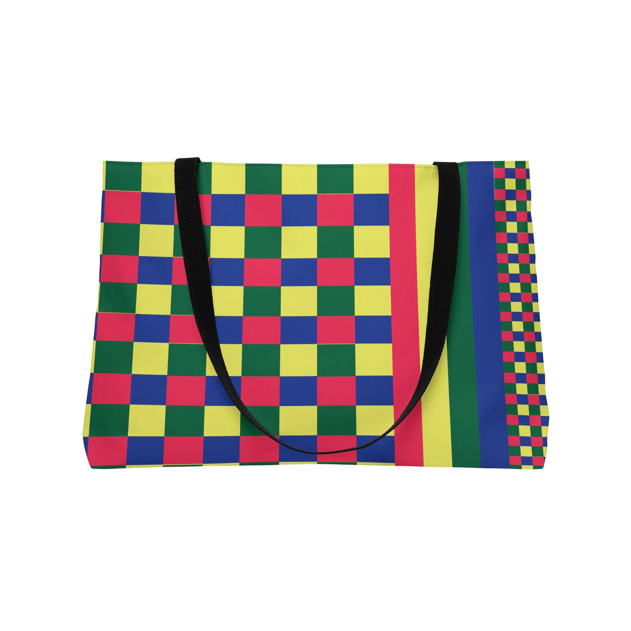 Colorblock Tote Bag