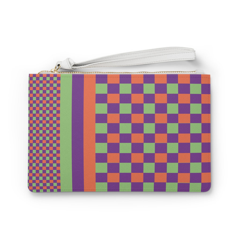 Colorblock Clutch Bag
