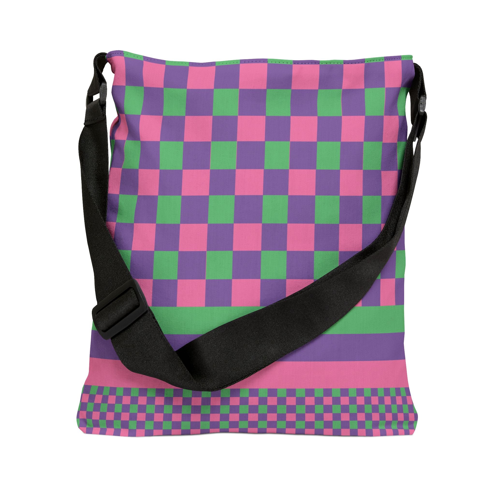 Colorblock Geometric Tote Bag
