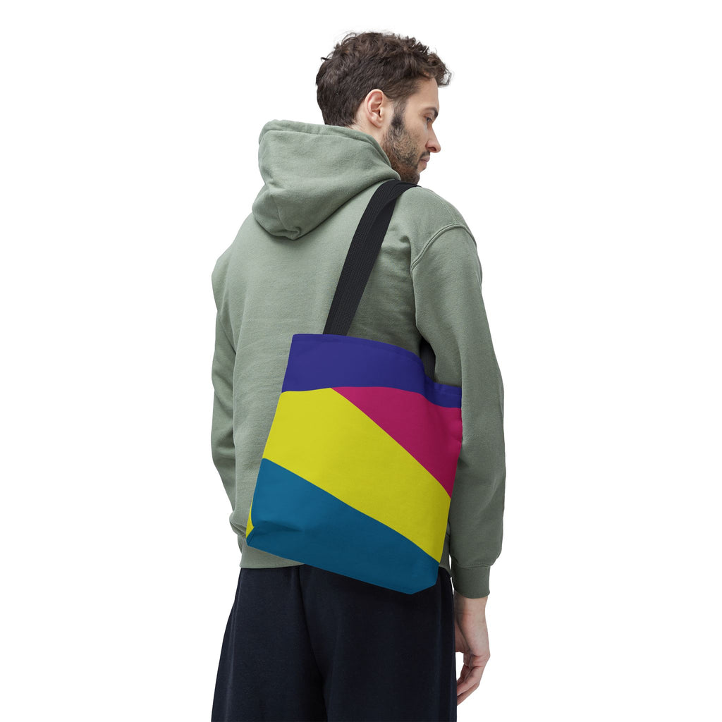 Colorblock Tote Bag
