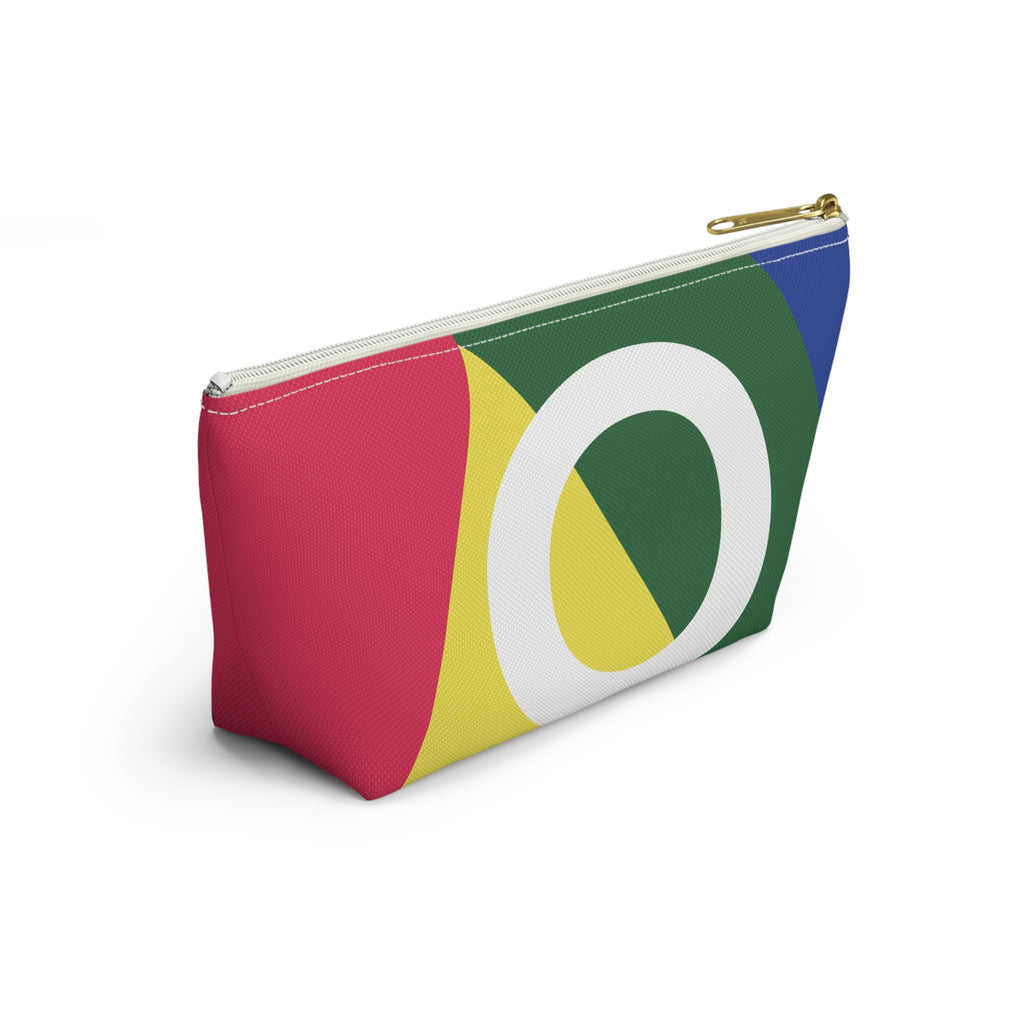 Colorblock Accessory Pouch — Monogram O T-Bottom Cosmetic Bag