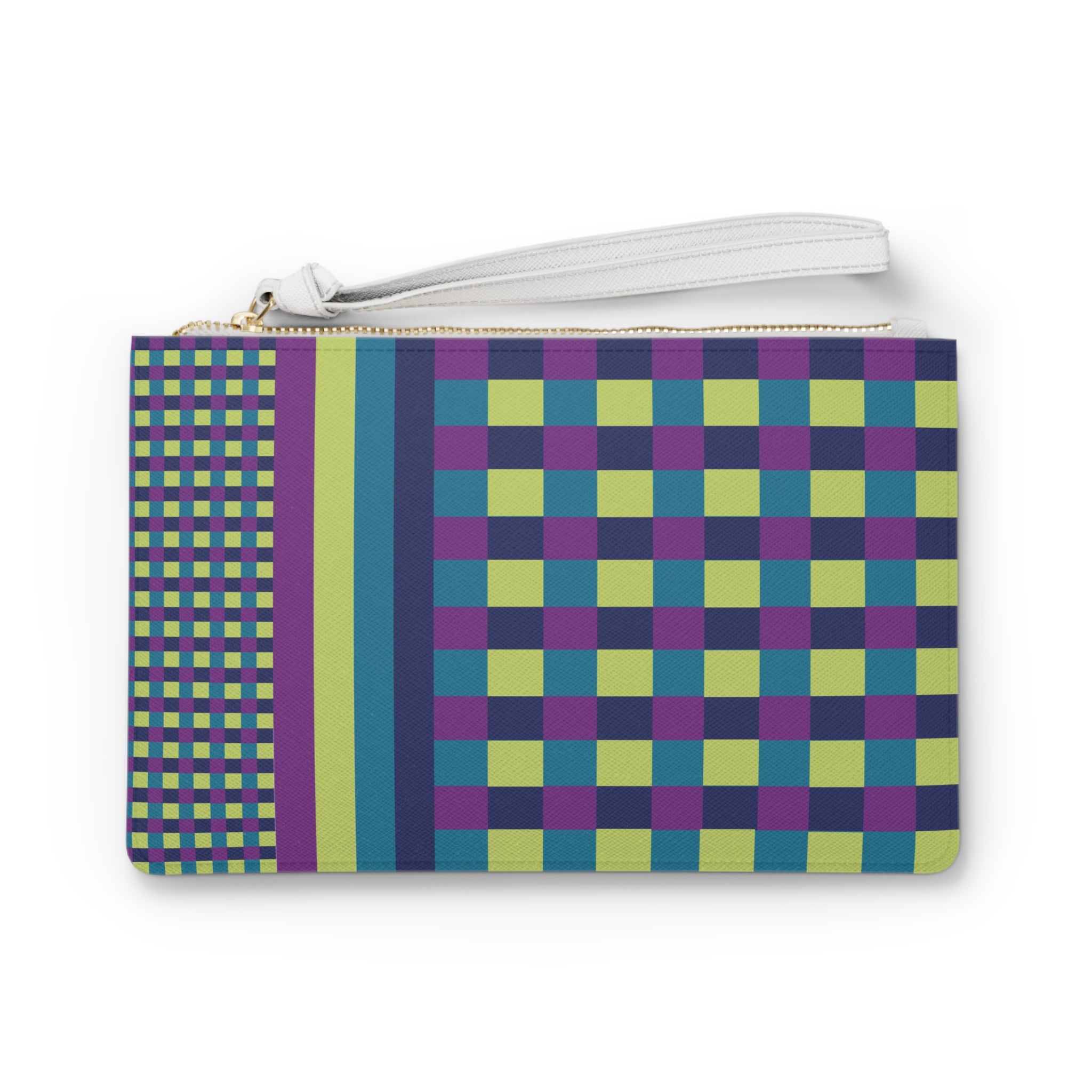 Colorblock Clutch Bag