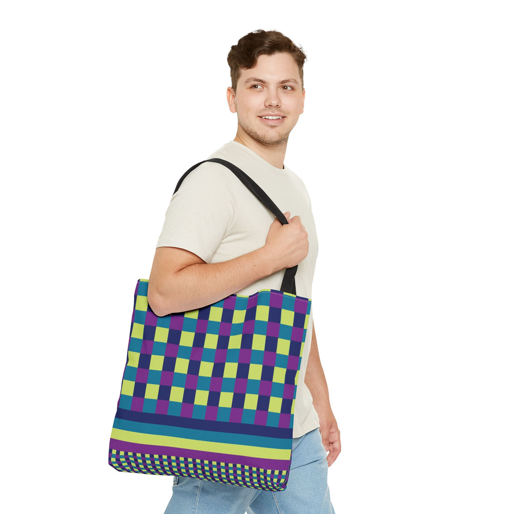 Colorblock Tote Bag