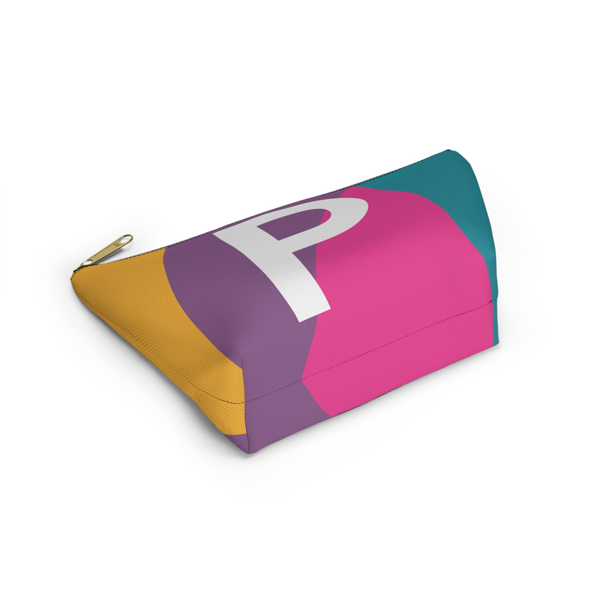 Colorblock Accessory Pouch — Monogram P T-Bottom Cosmetic Bag