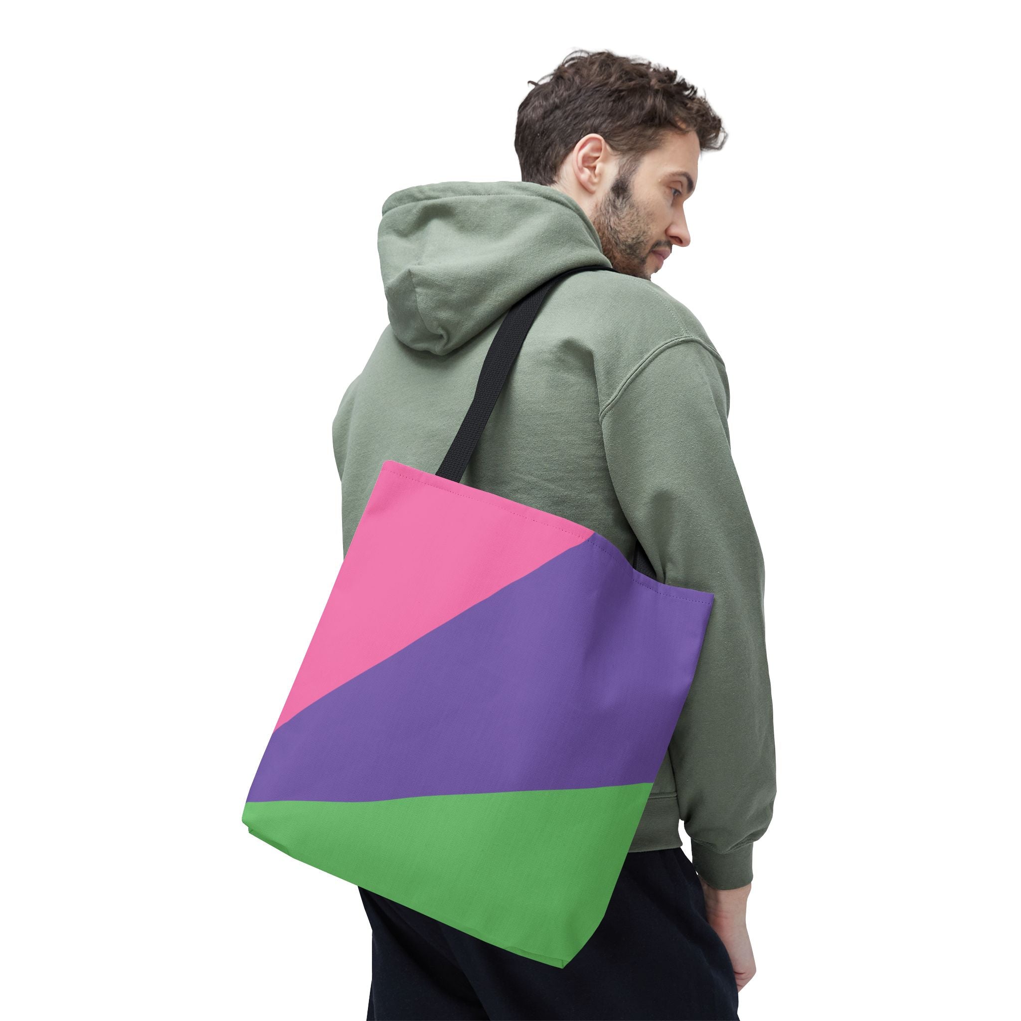 Colorblock Tote Bag