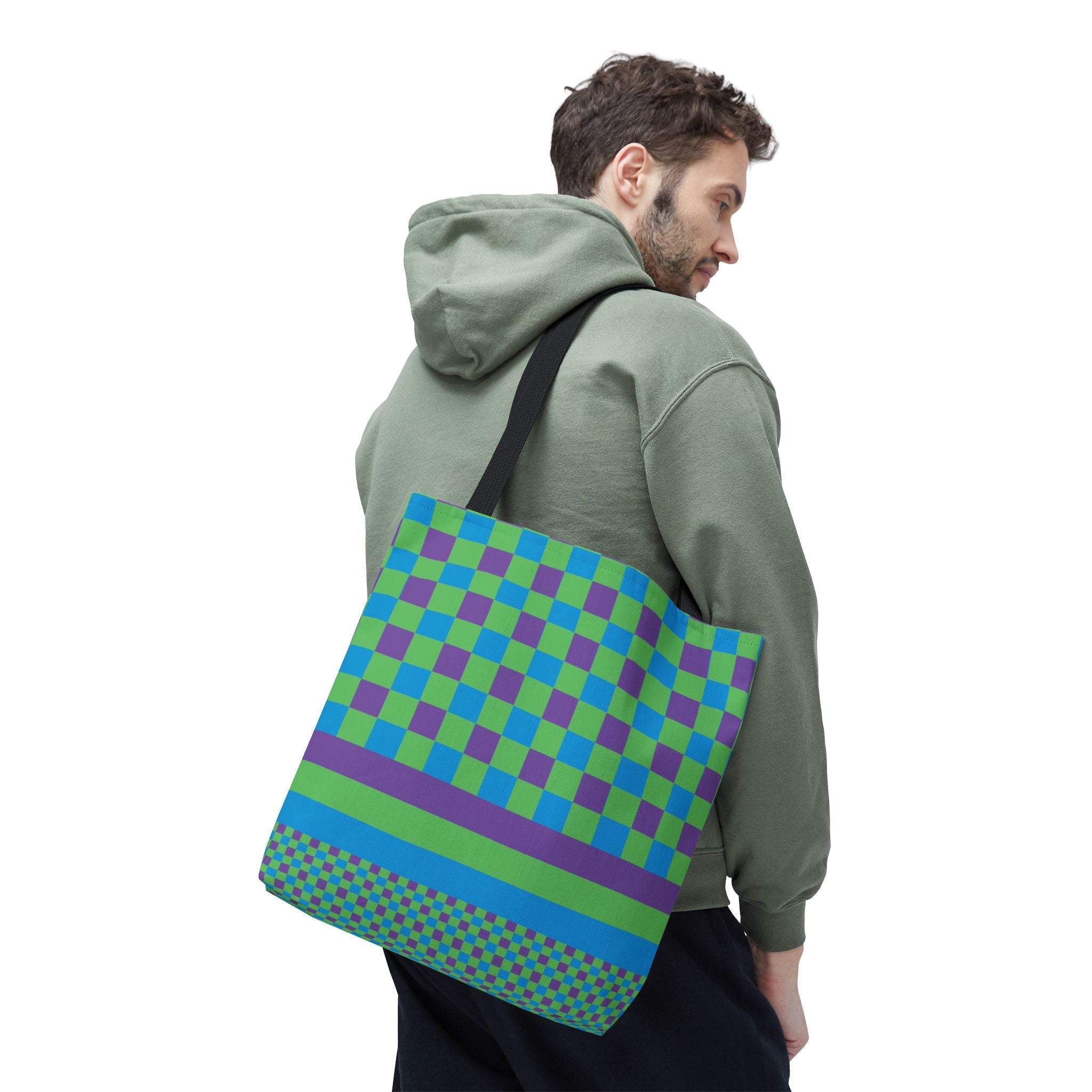 Colorblock Tote Bag