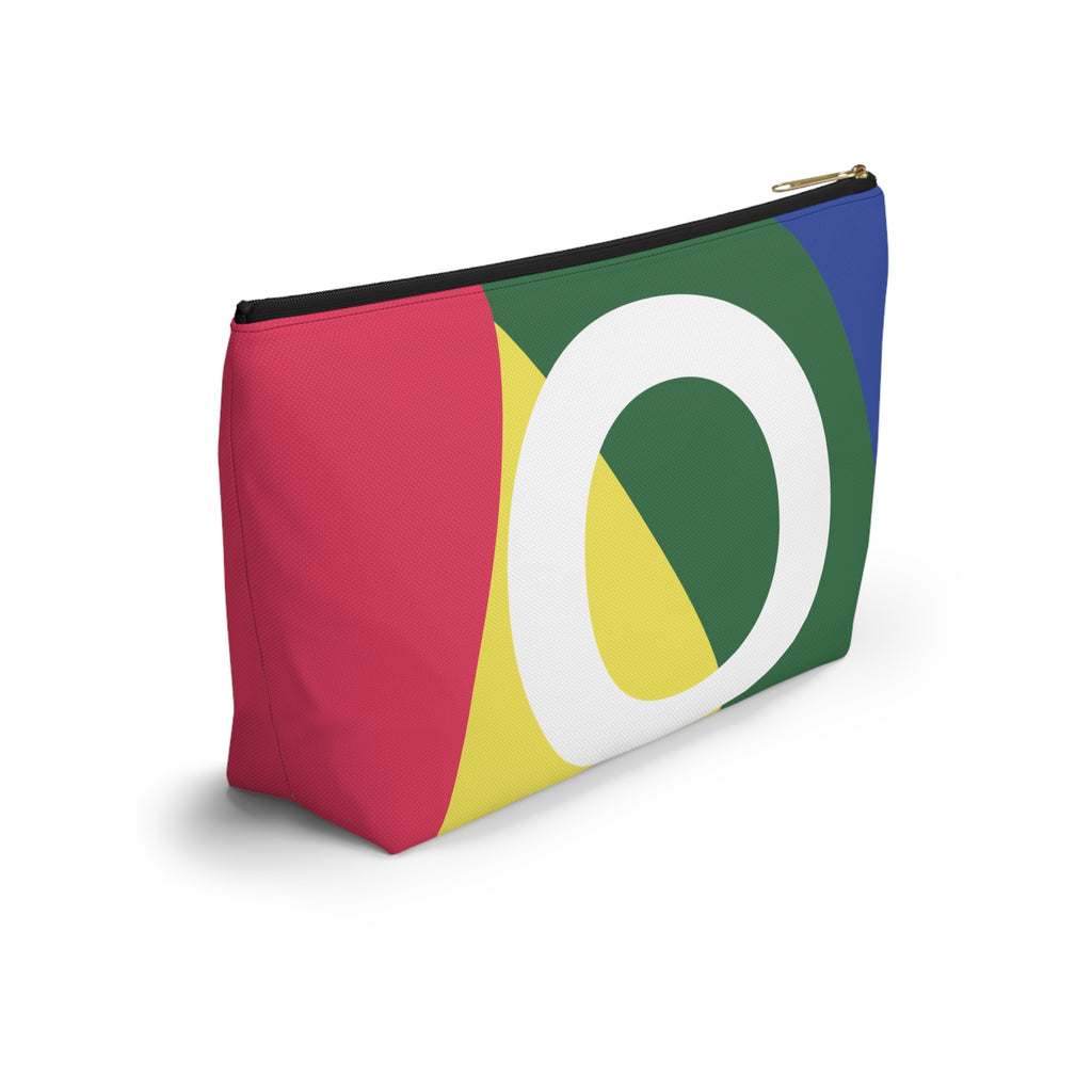Colorblock Accessory Pouch — Monogram O T-Bottom Cosmetic Bag