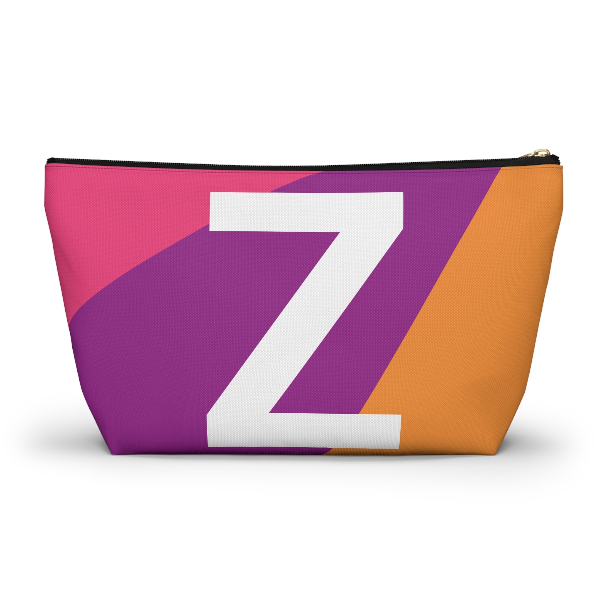 Colorblock Accessory Pouch — Monogram Z T-Bottom Cosmetic Bag