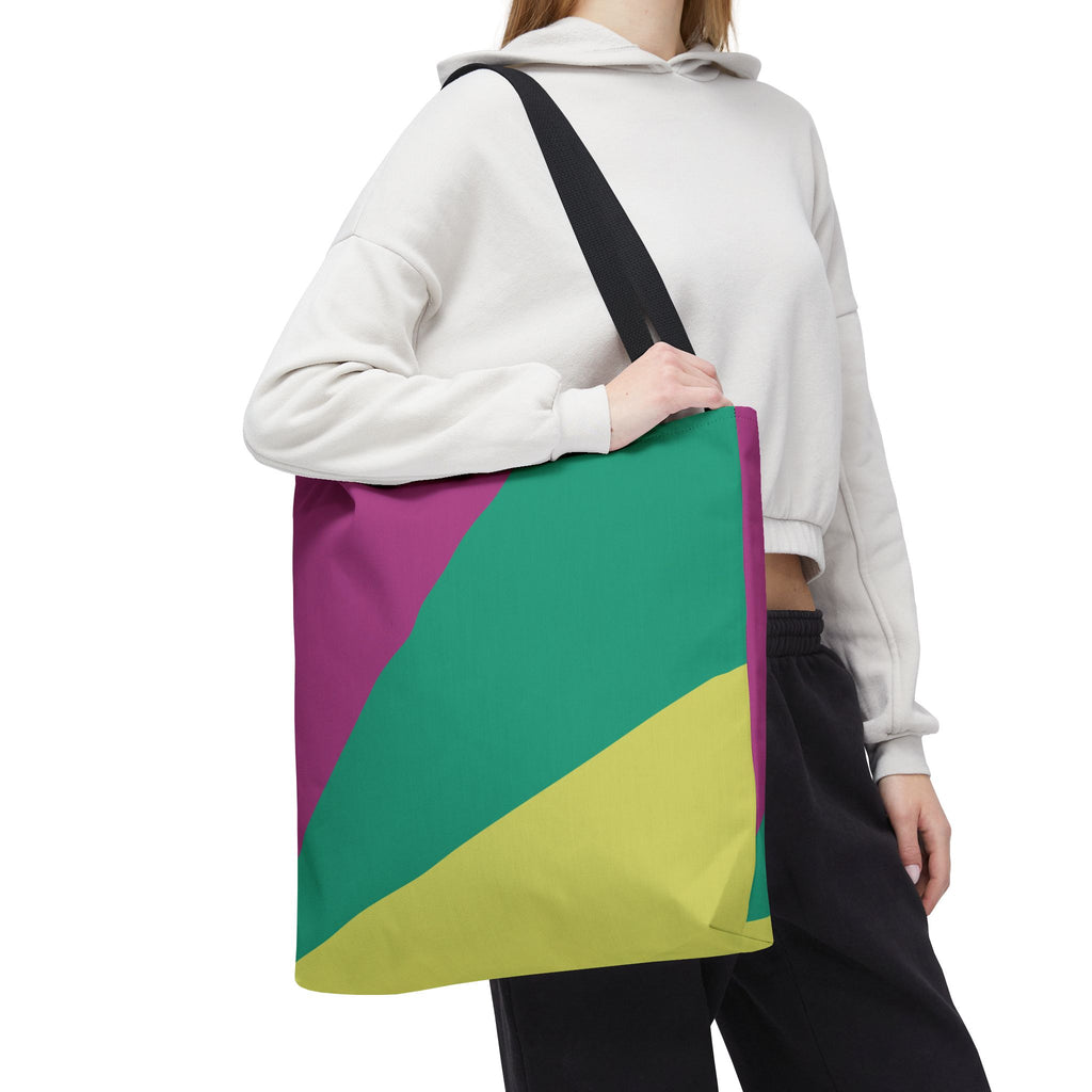 Colorblock Tote Bag