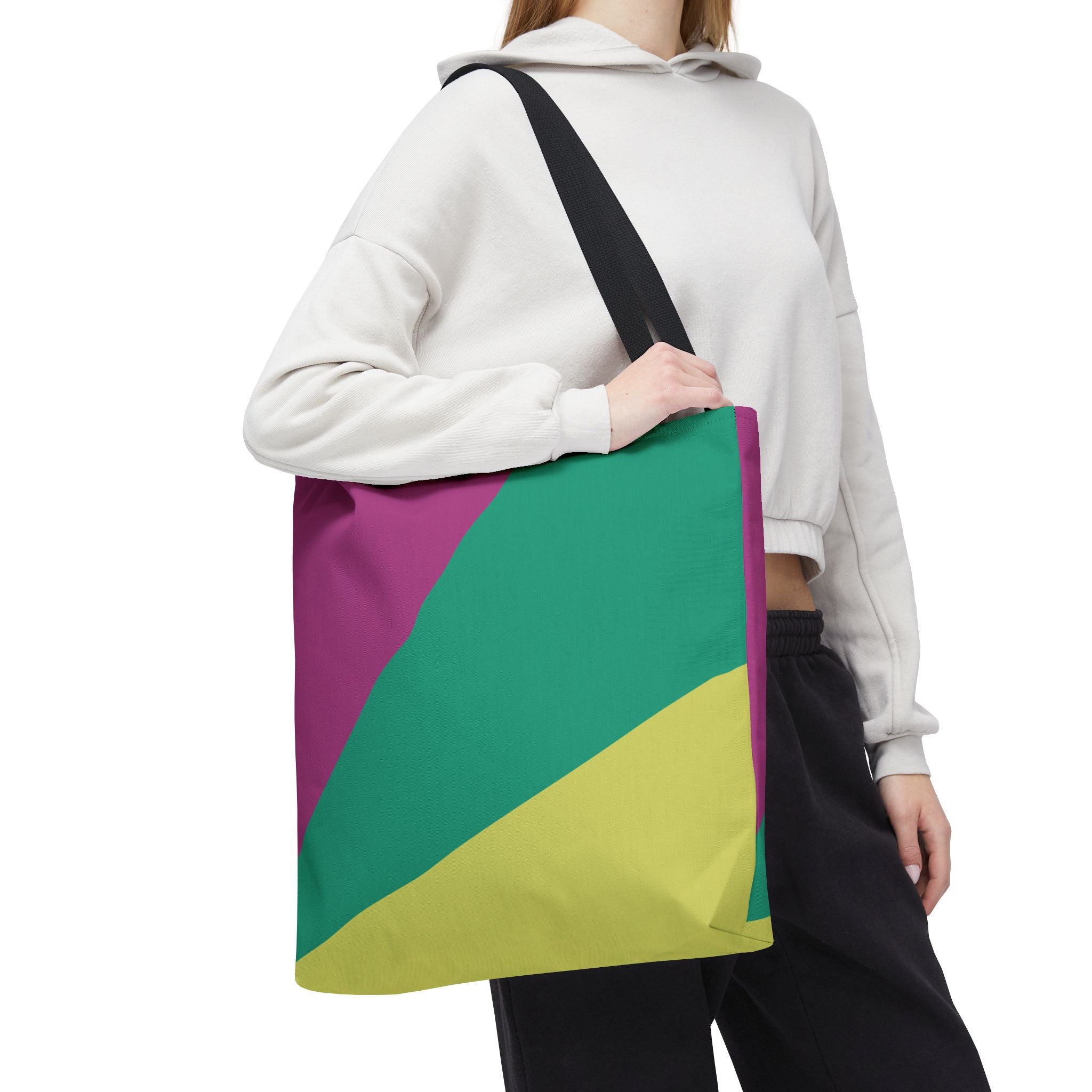 Colorblock Tote Bag