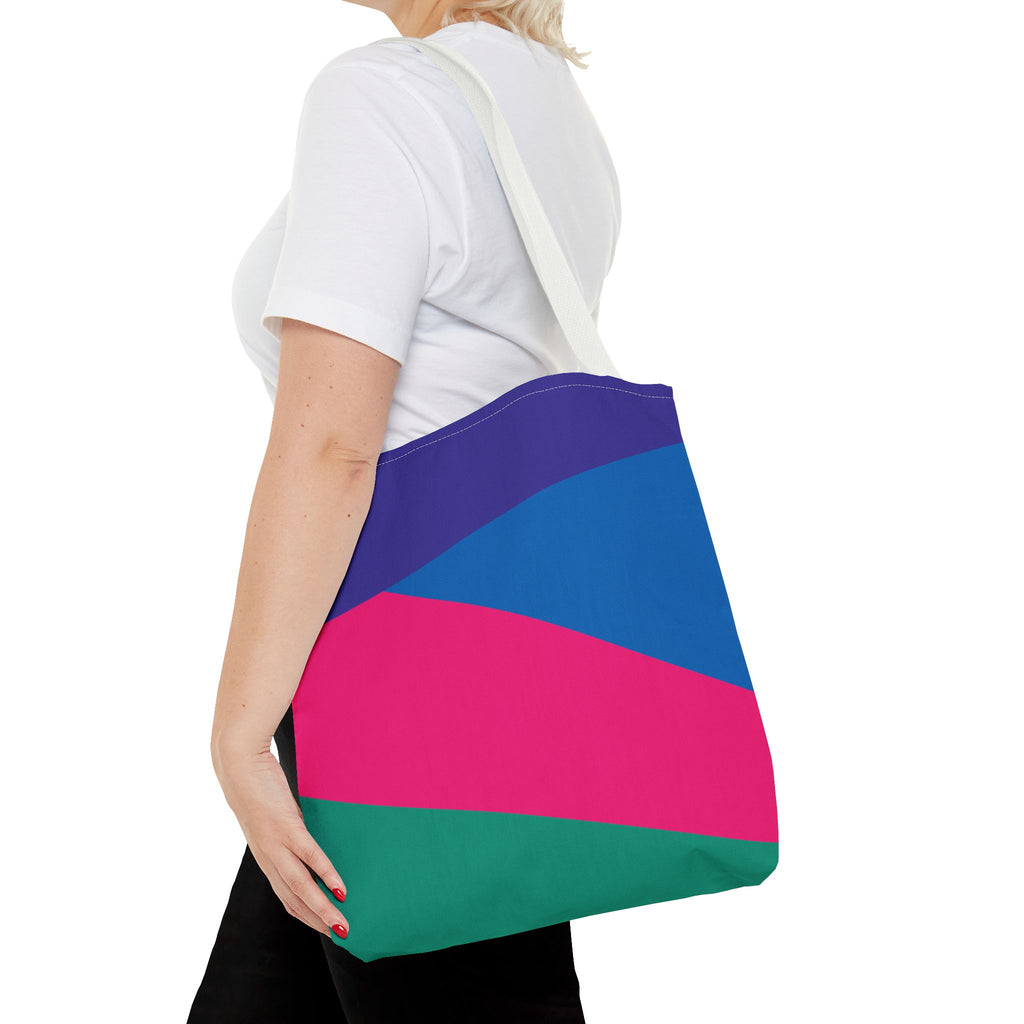 Colorblock Tote Bag