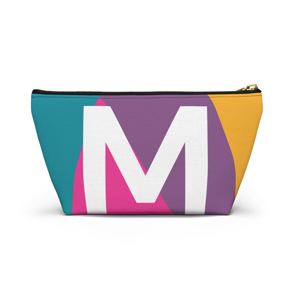 Colorblock Accessory Pouch — Monogram M T-Bottom Cosmetic Bag