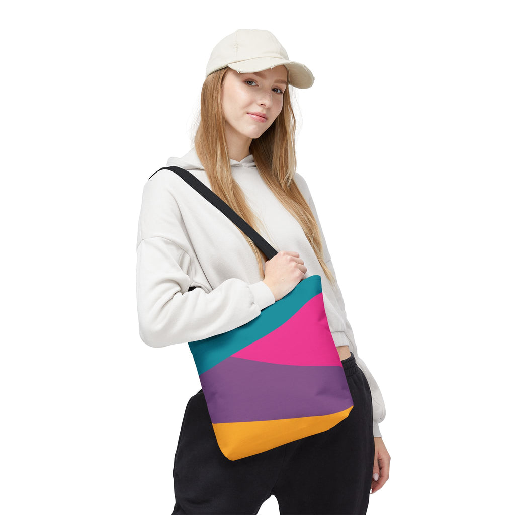 Colorblock Tote Bag