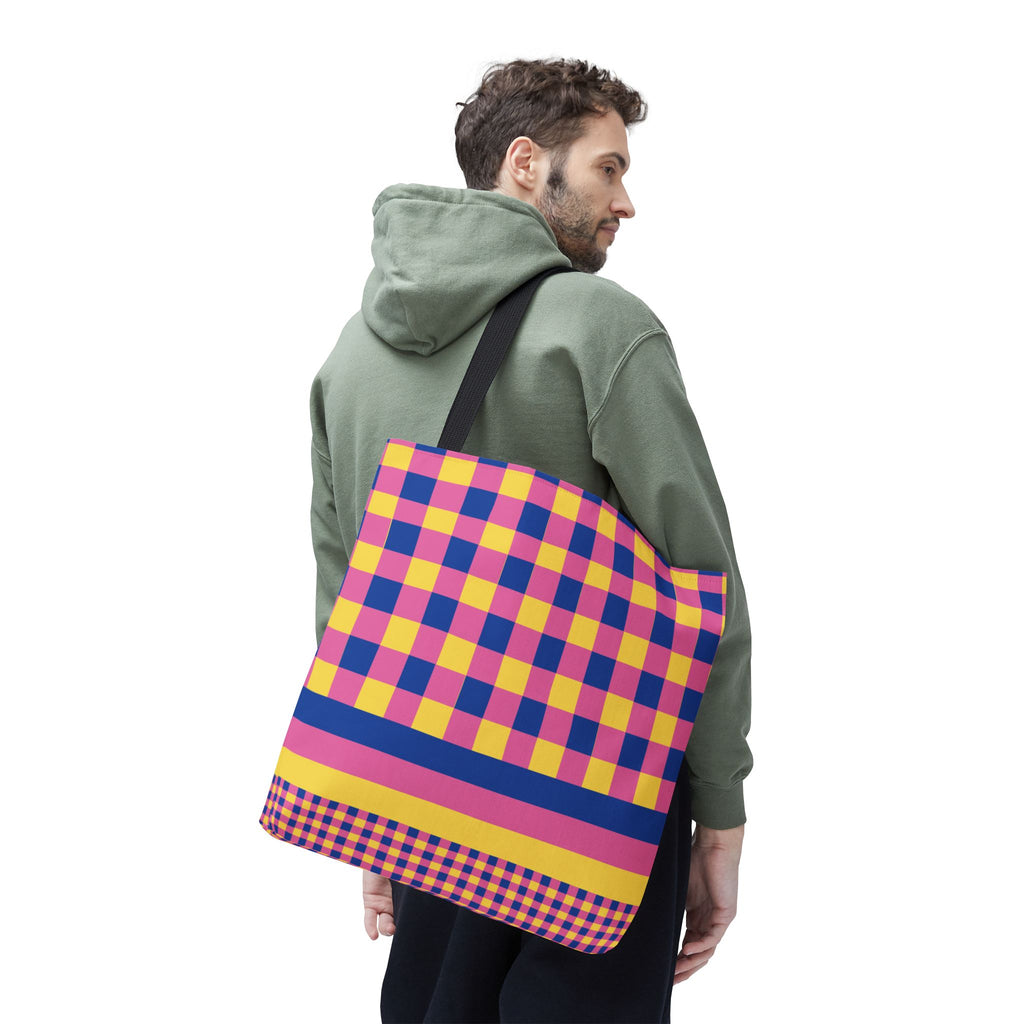 Colorblock Tote Bag