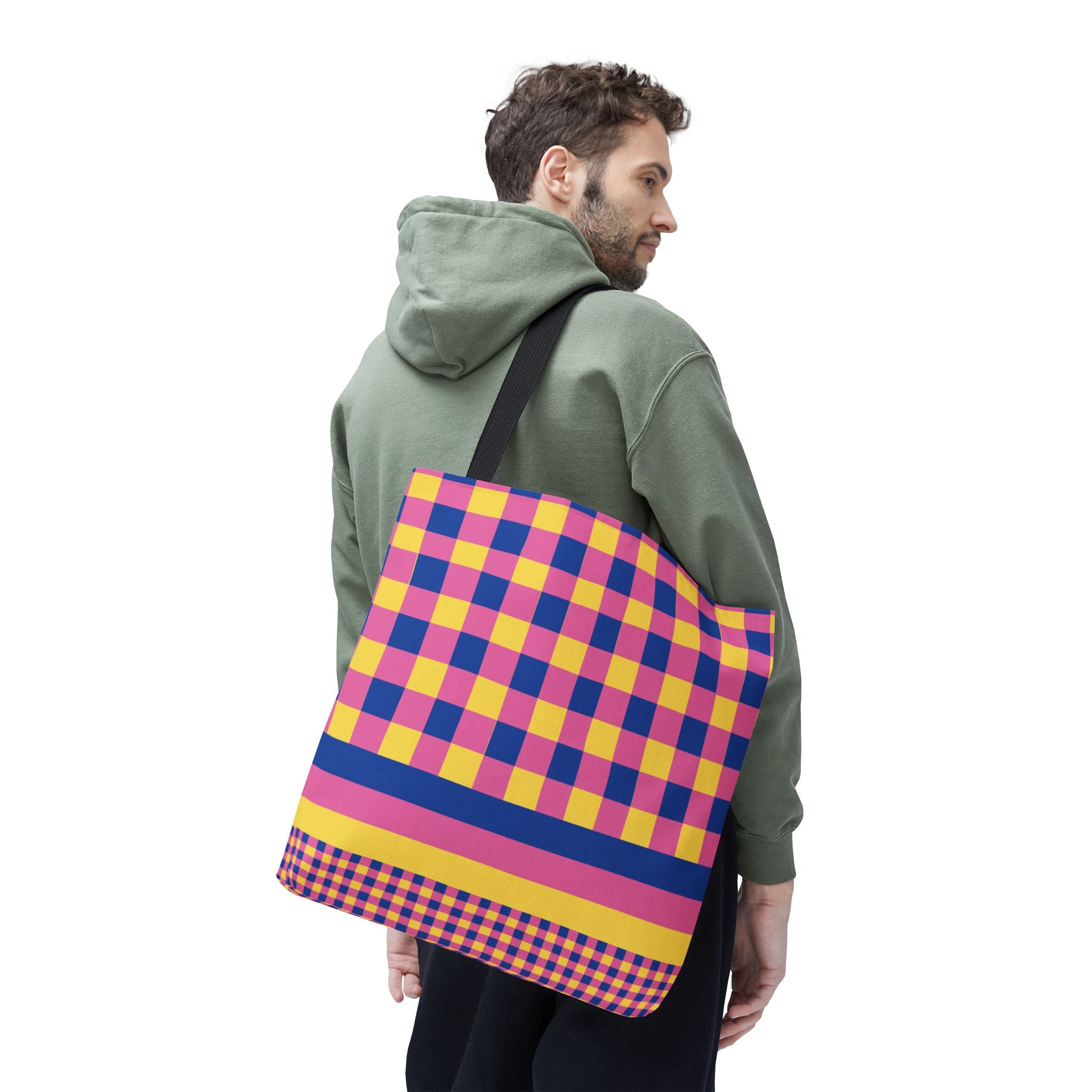 Colorblock Tote Bag