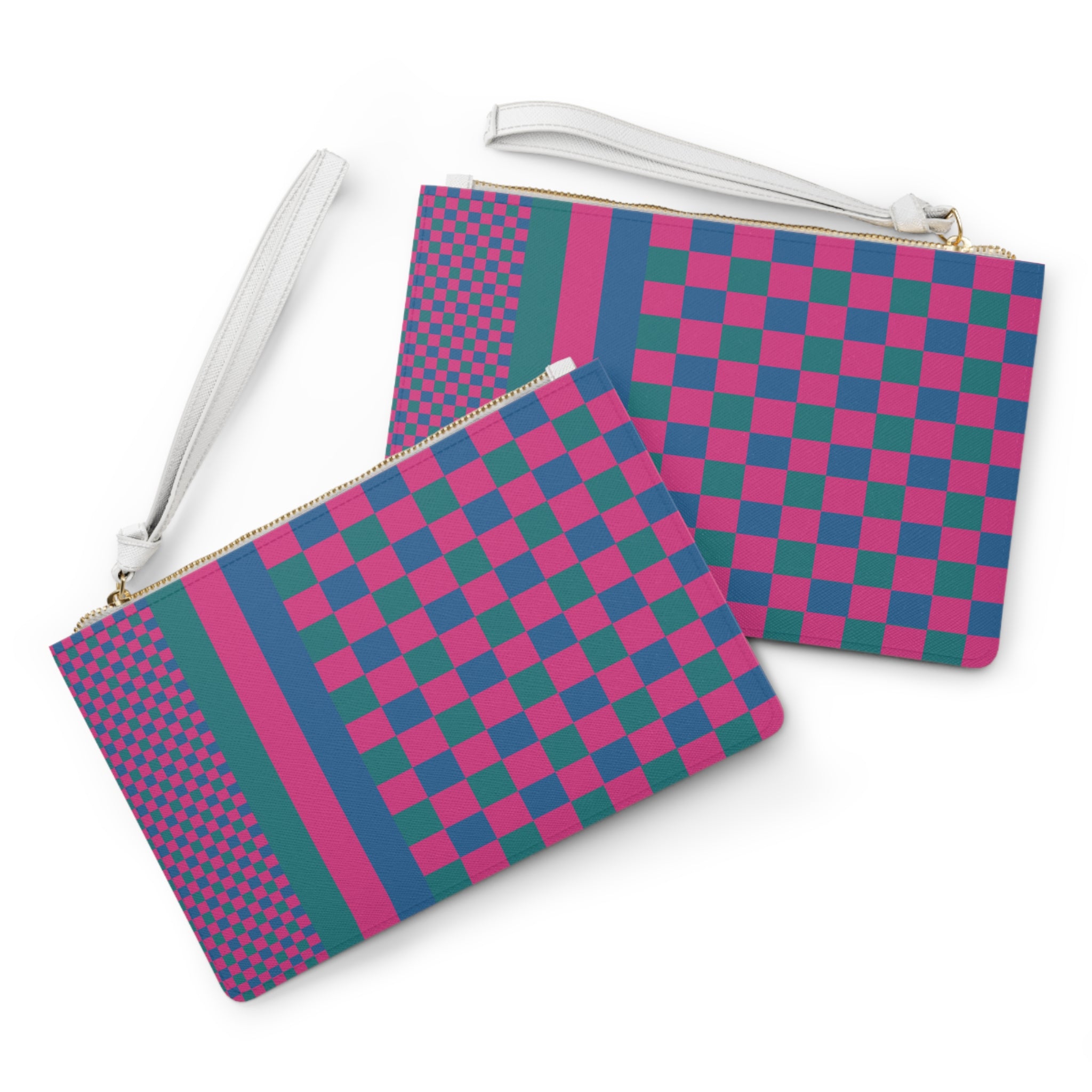 Colorblock Clutch Bag
