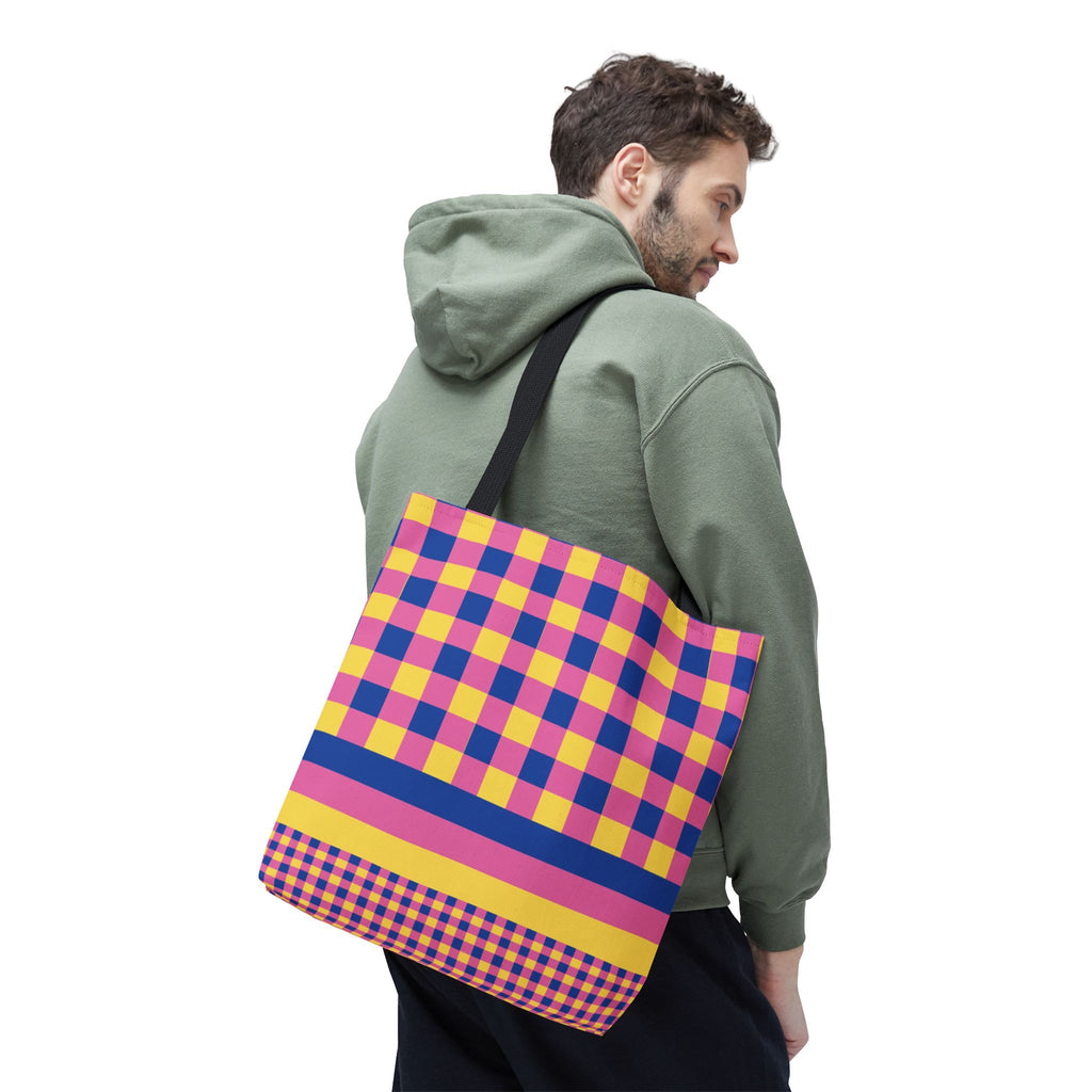 Colorblock Tote Bag