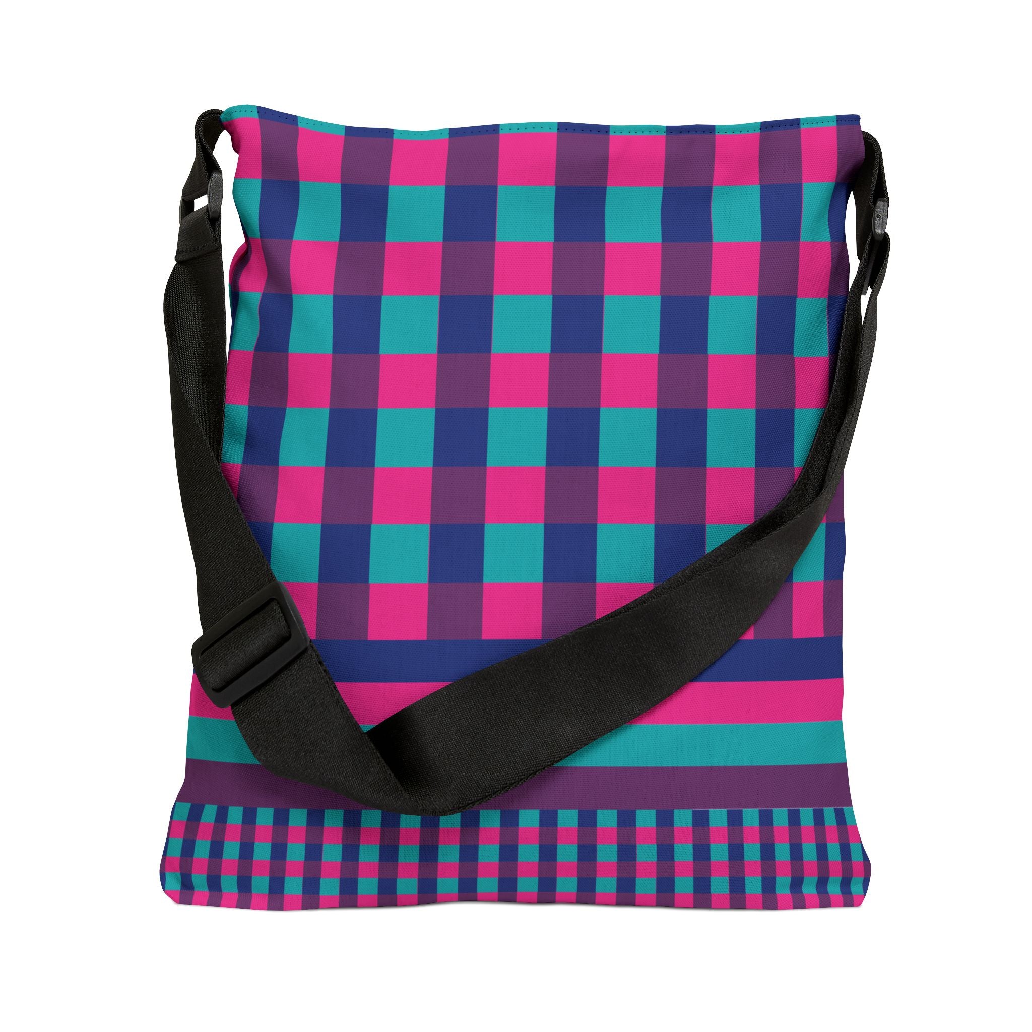 Colorblock Geometric Tote Bag