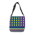 Colorblock Geometric Tote Bag