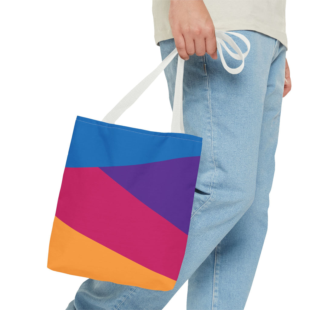 Colorblock Tote Bag