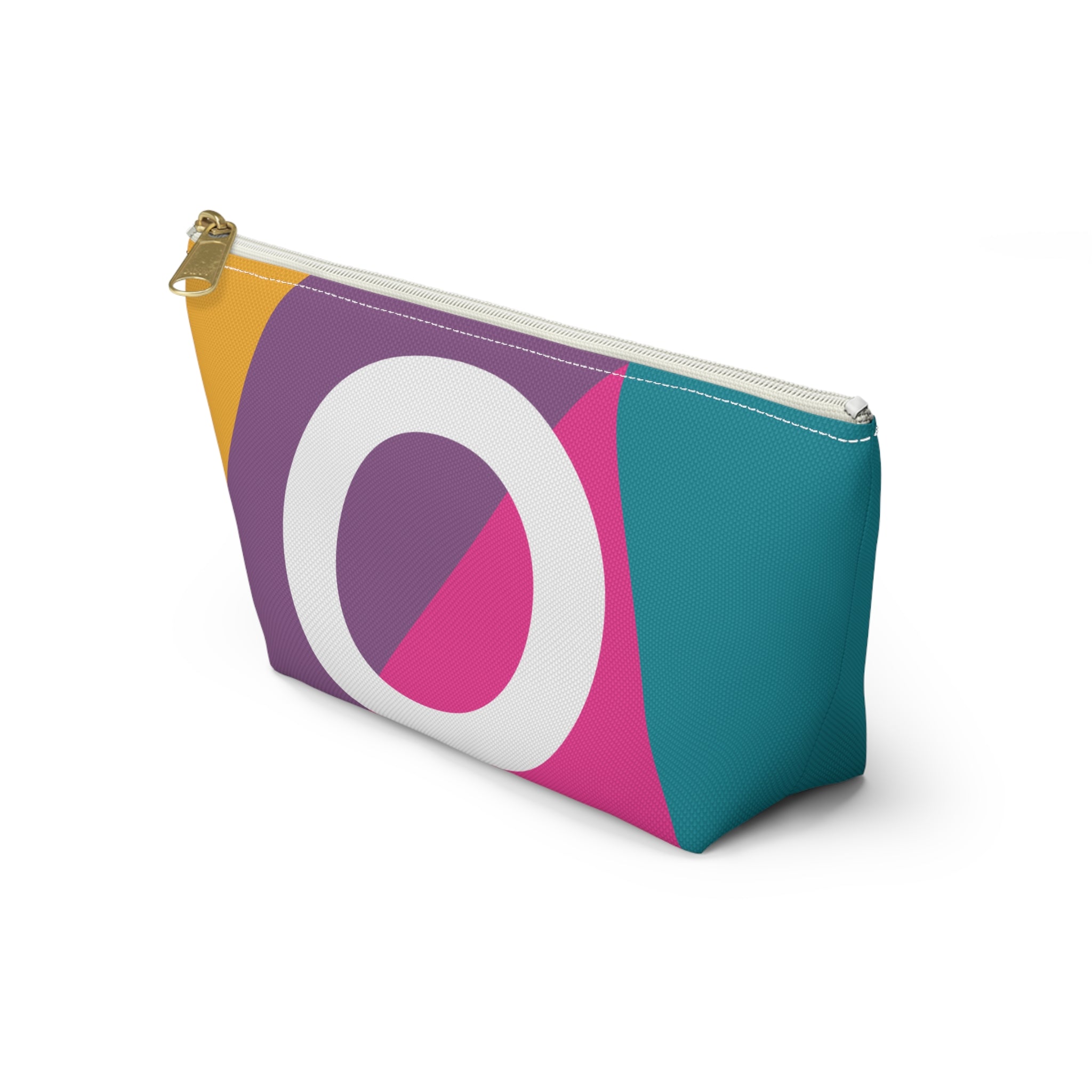 Colorblock Accessory Pouch — Monogram O T-Bottom Cosmetic Bag