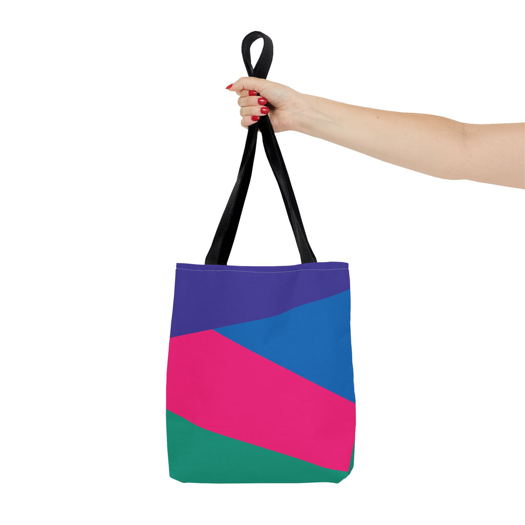 Colorblock Tote Bag