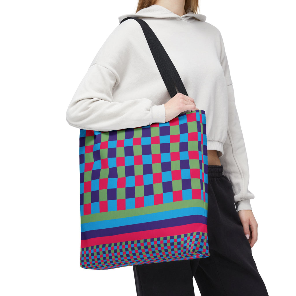 Colorblock Tote Bag