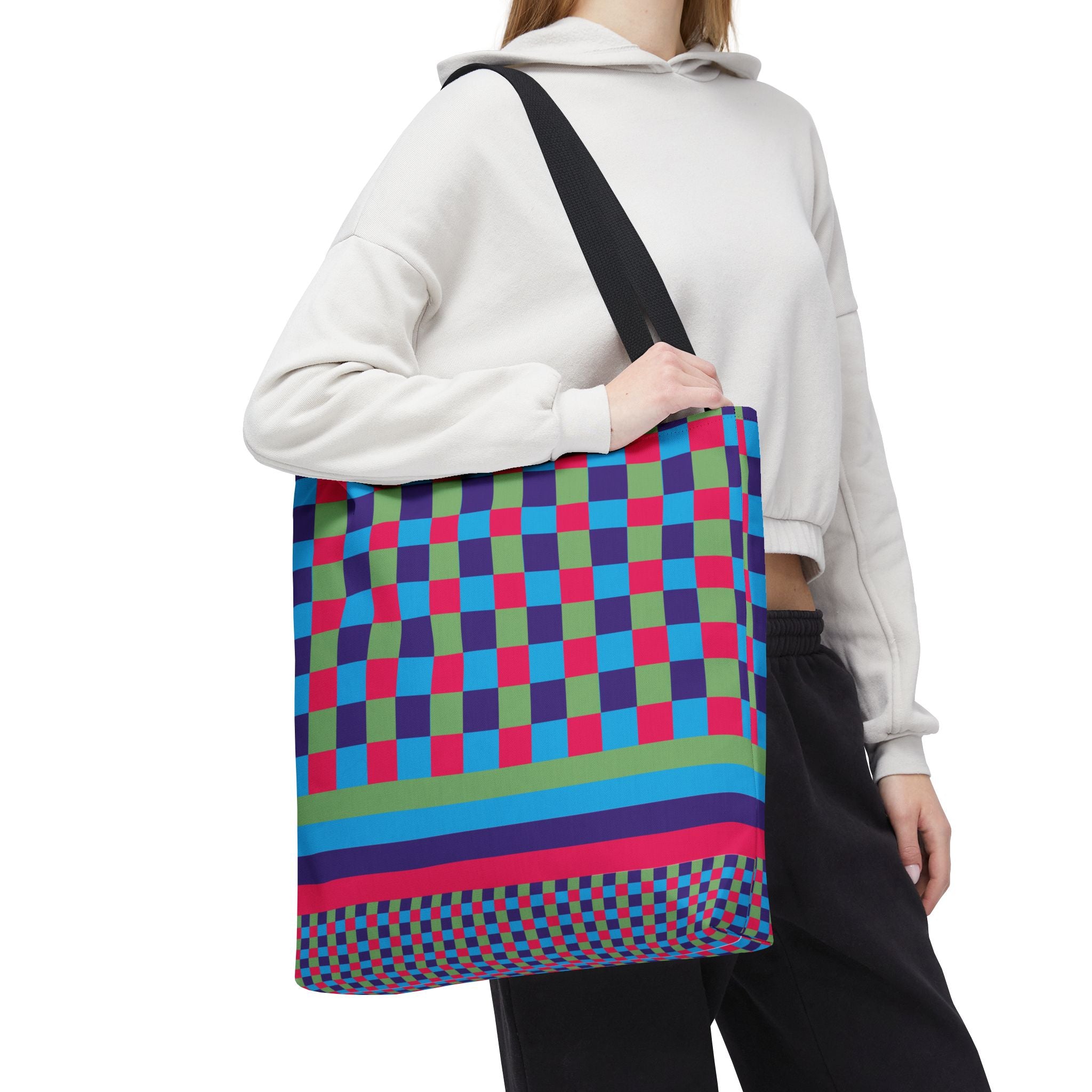 Colorblock Tote Bag