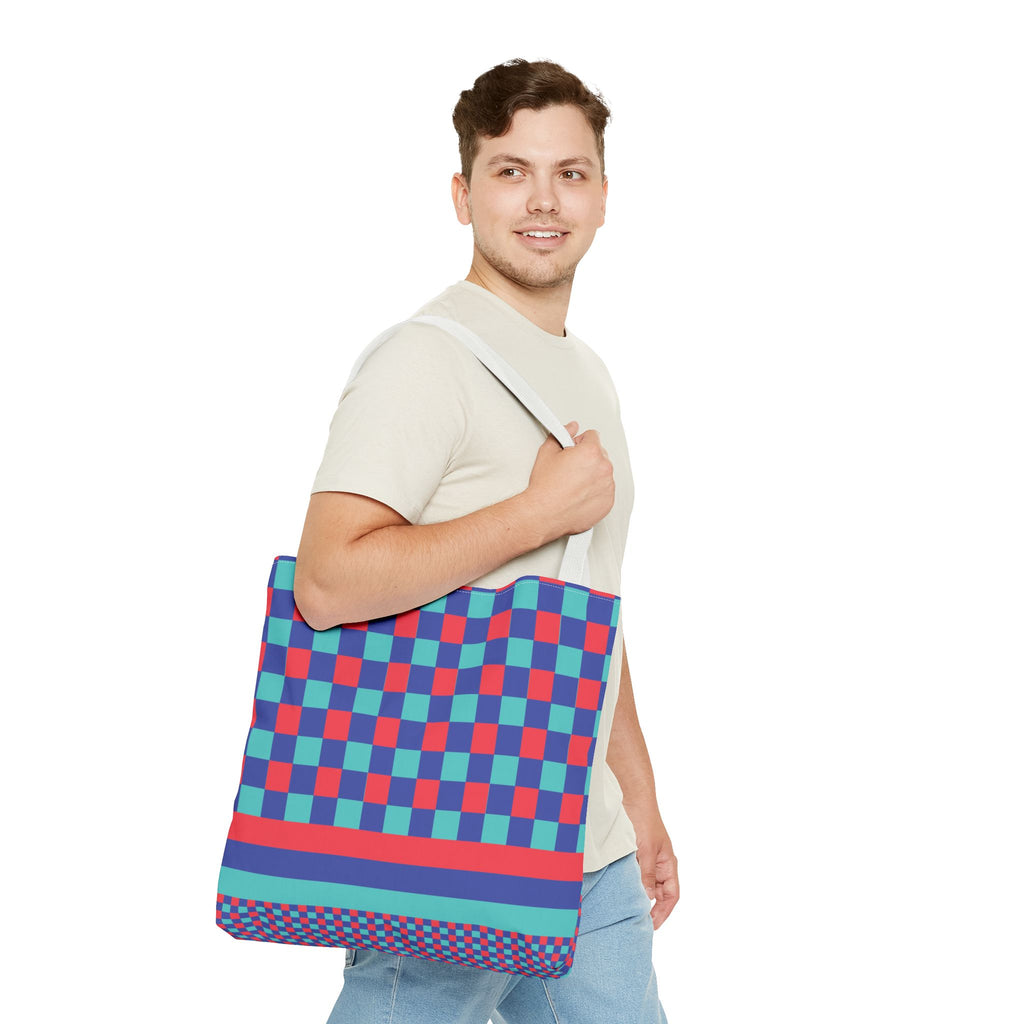 Colorblock Tote Bag