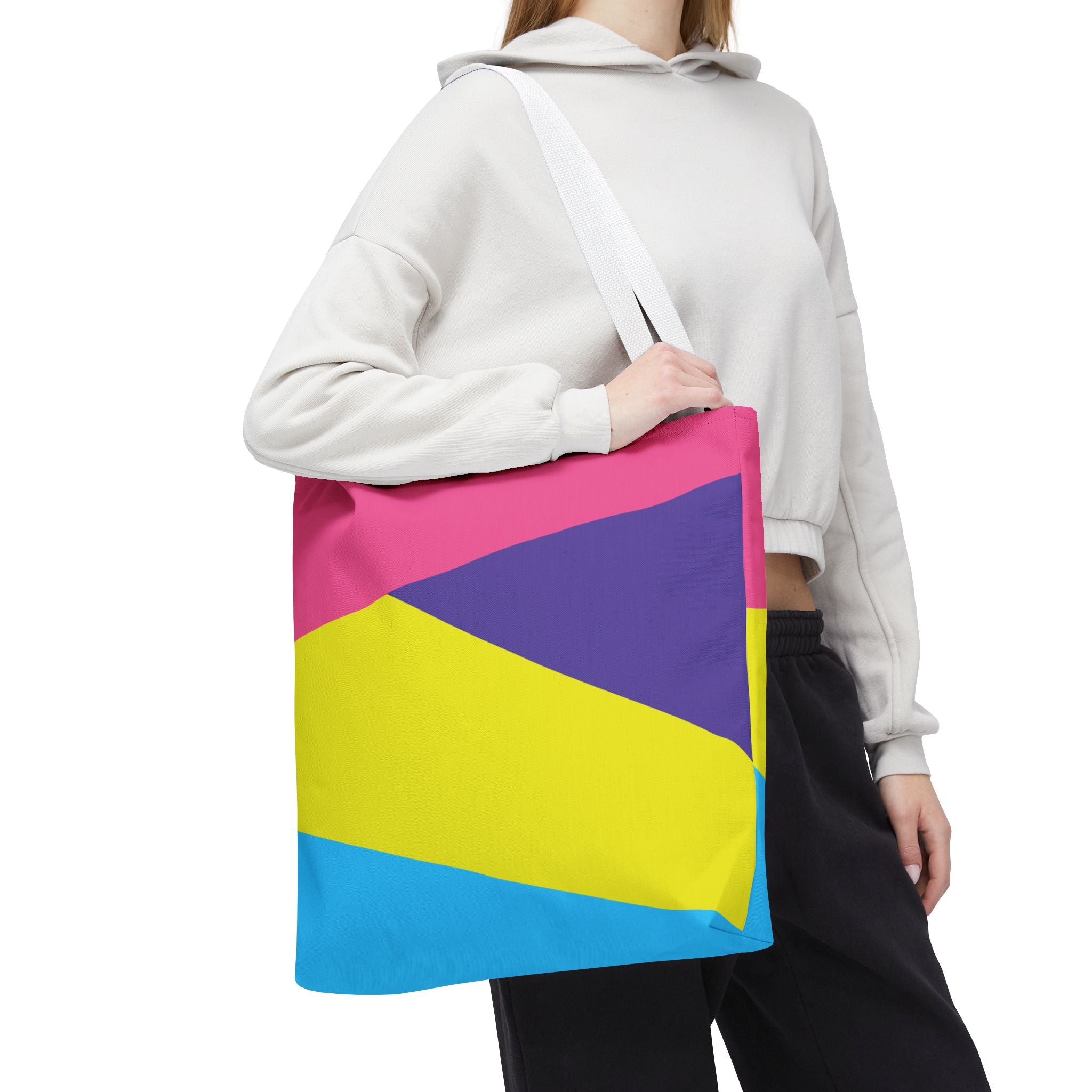 Colorblock Tote Bag