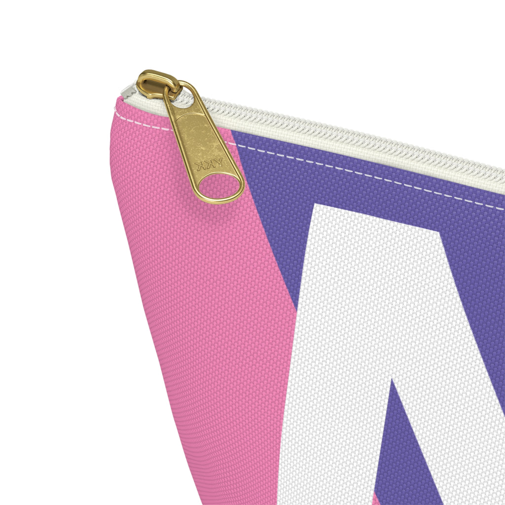 Colorblock Accessory Pouch — Monogram M T-Bottom Cosmetic Bag