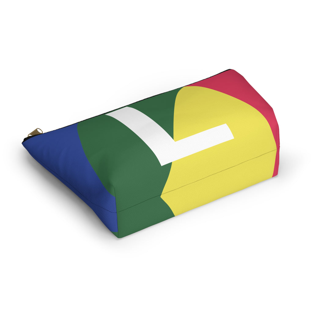 Colorblock Accessory Pouch — Monogram L T-Bottom Cosmetic Bag