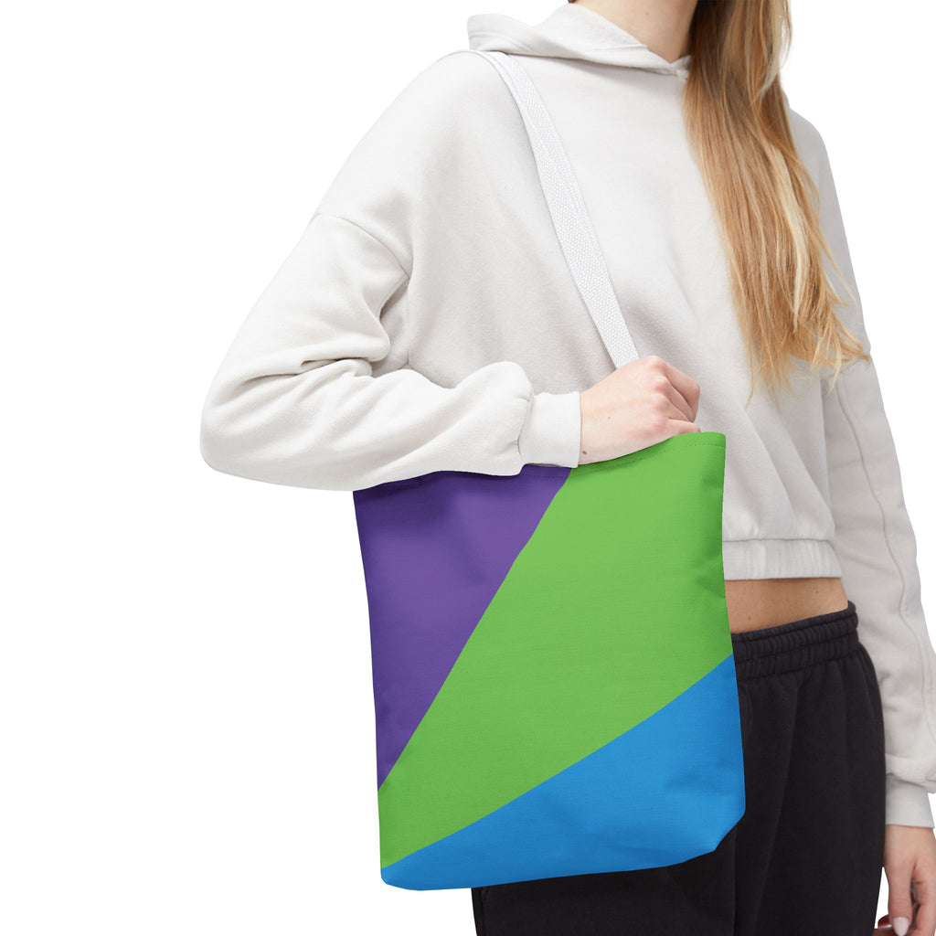Colorblock Tote Bag