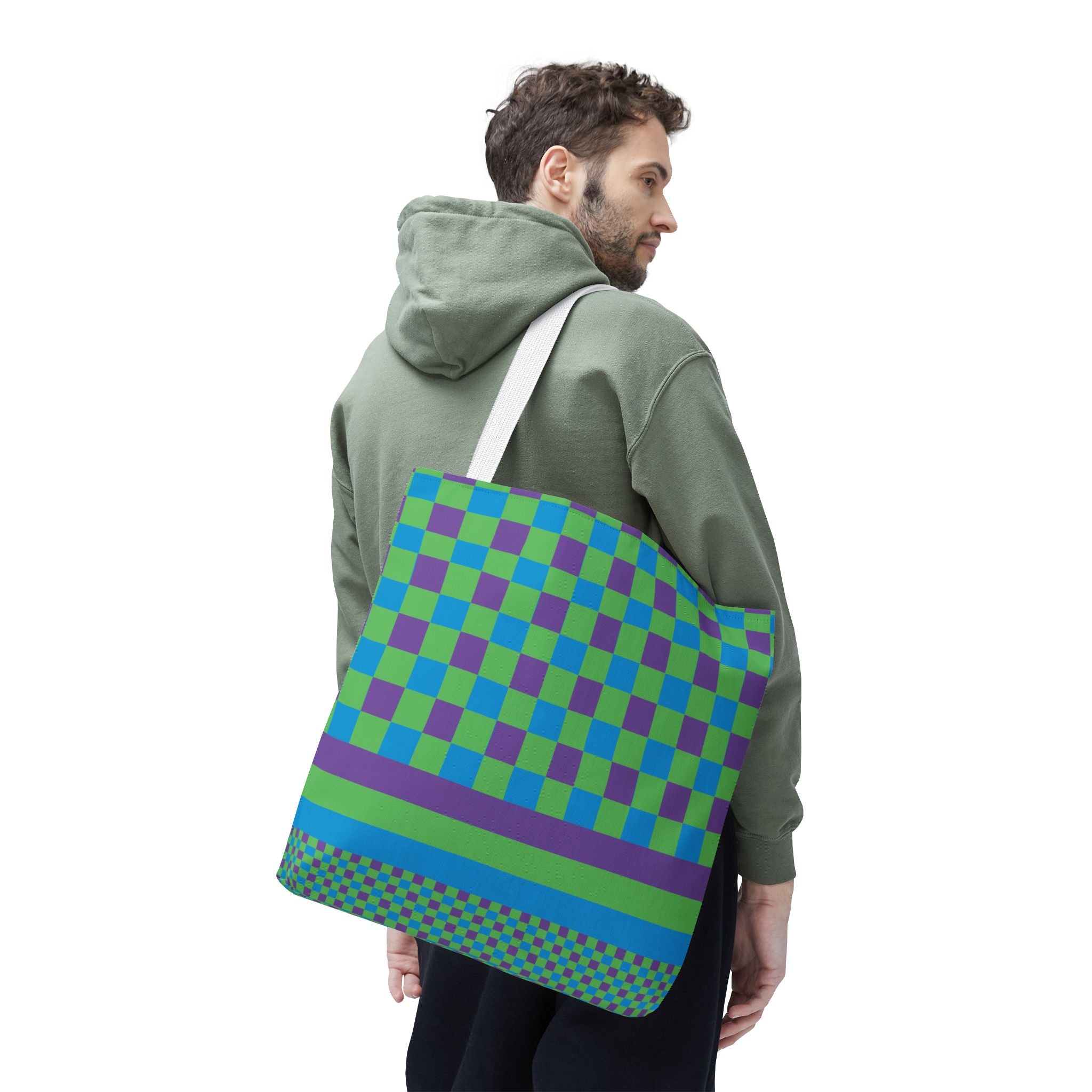 Colorblock Tote Bag