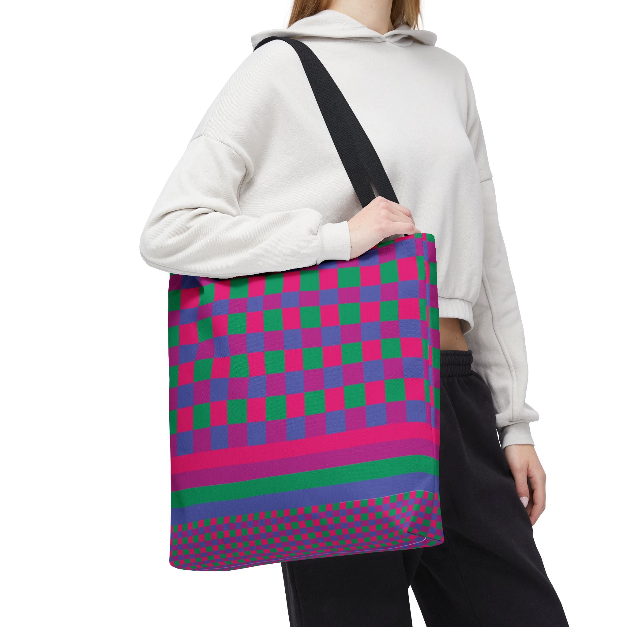 Colorblock Tote Bag