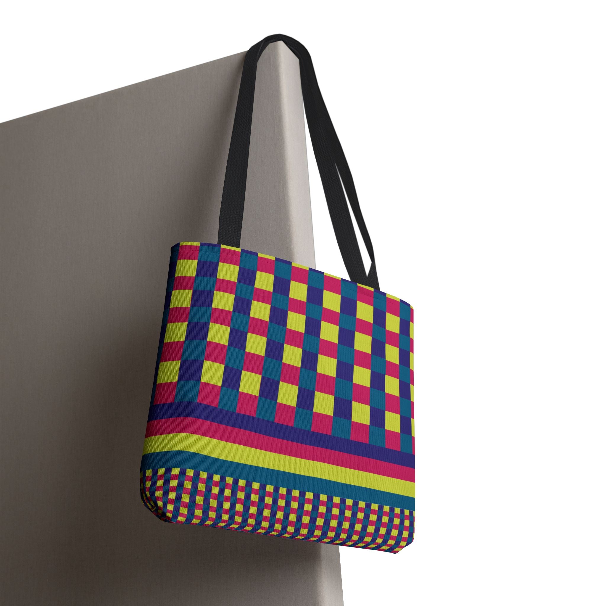 Colorblock Tote Bag