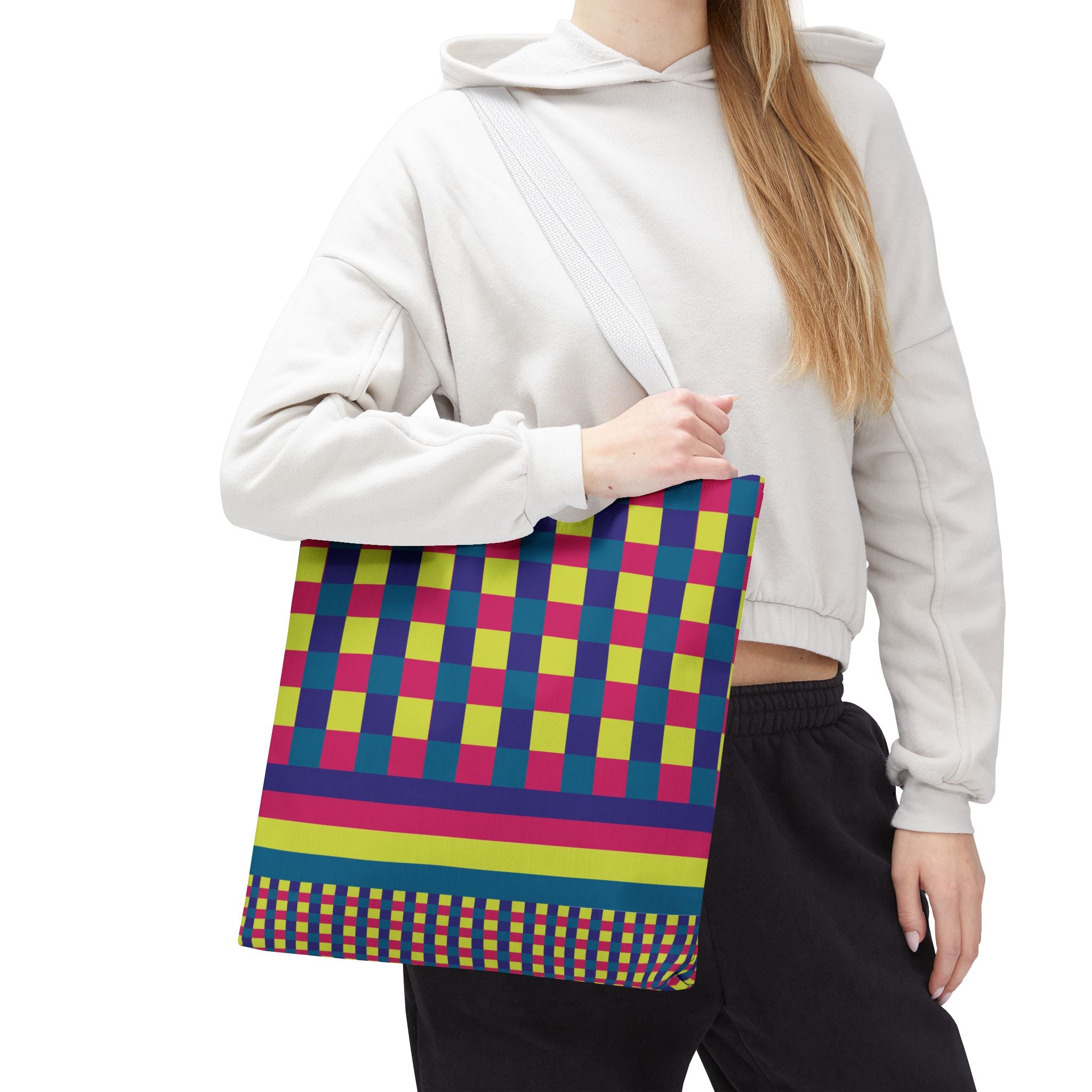 Colorblock Tote Bag
