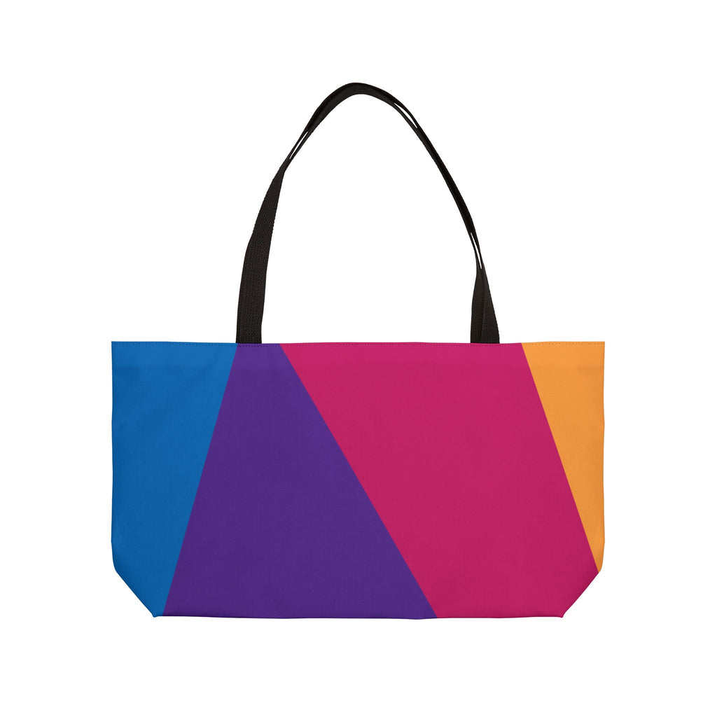 Colorblock Tote Bag