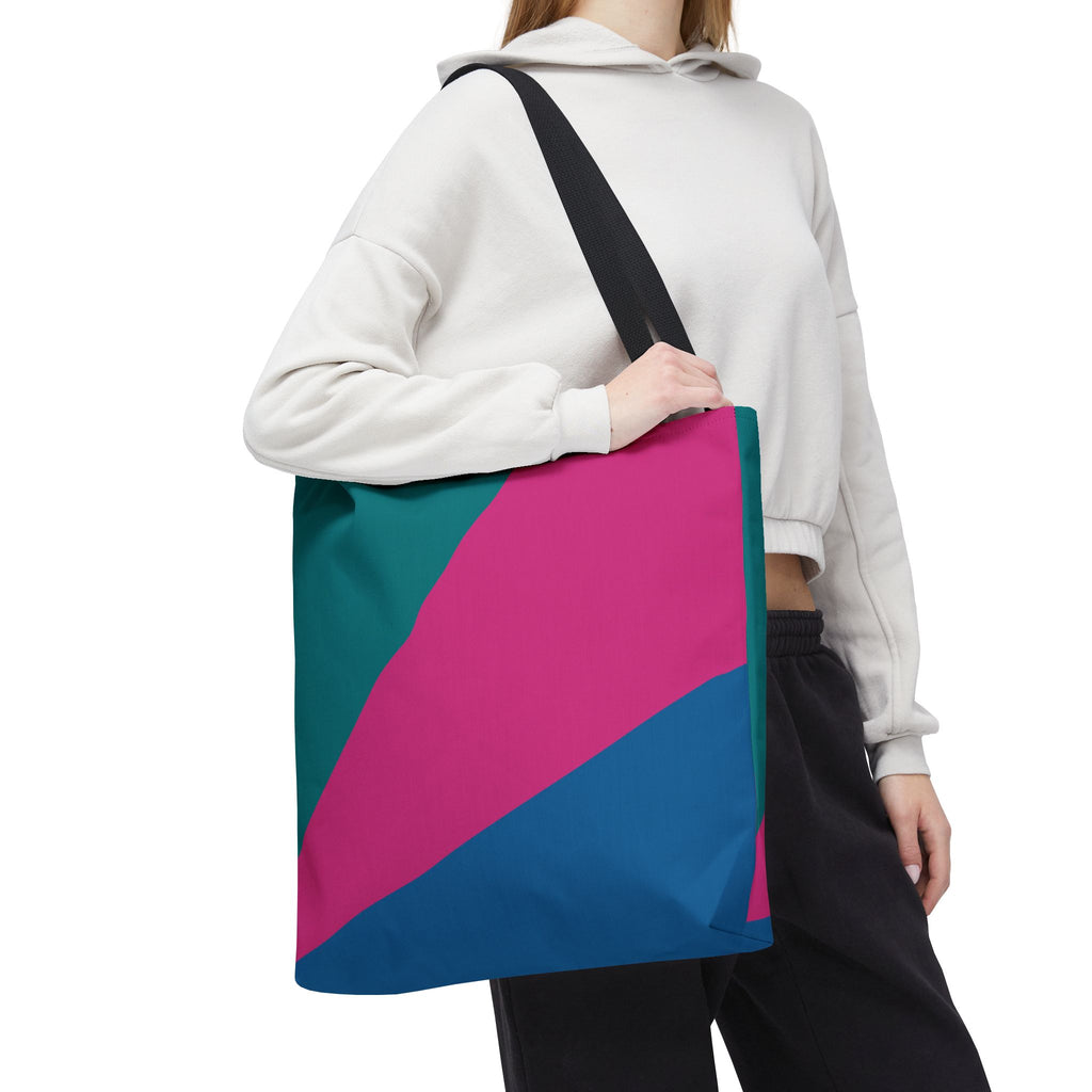 Colorblock Tote Bag