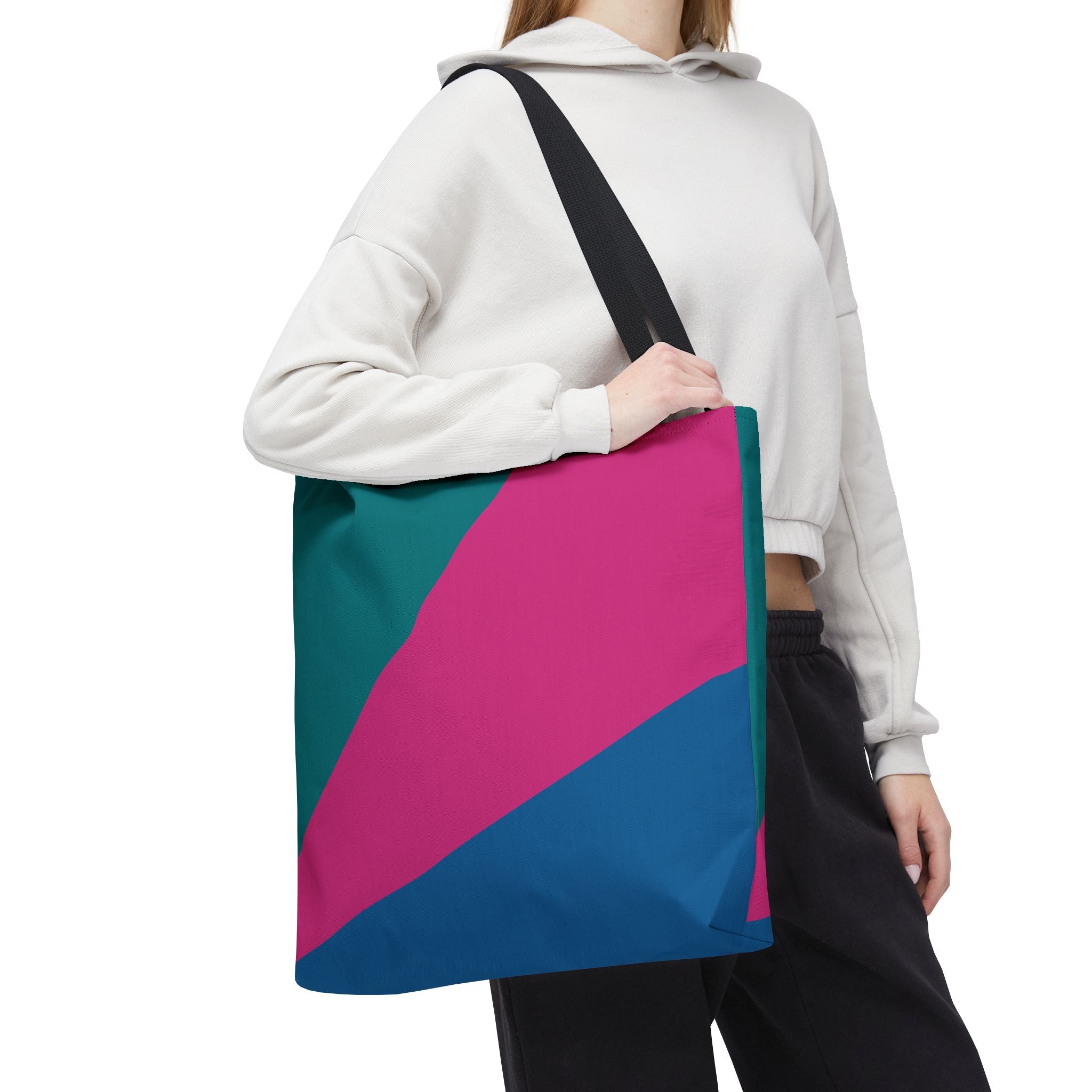 Colorblock Tote Bag