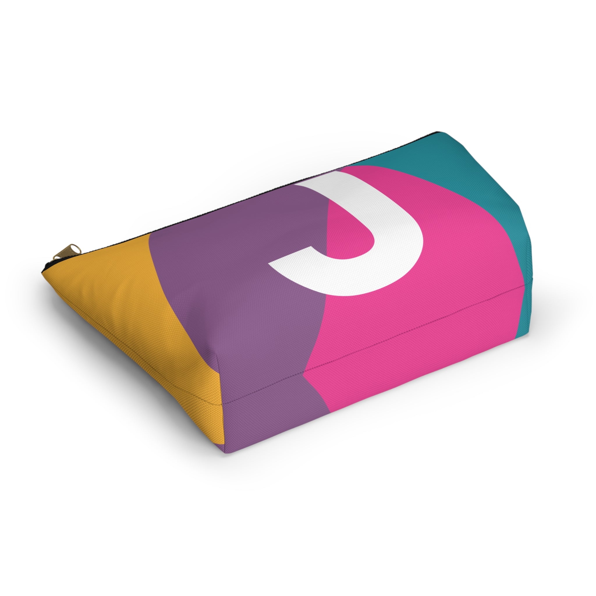Colorblock Accessory Pouch — Monogram J T-Bottom Cosmetic Bag
