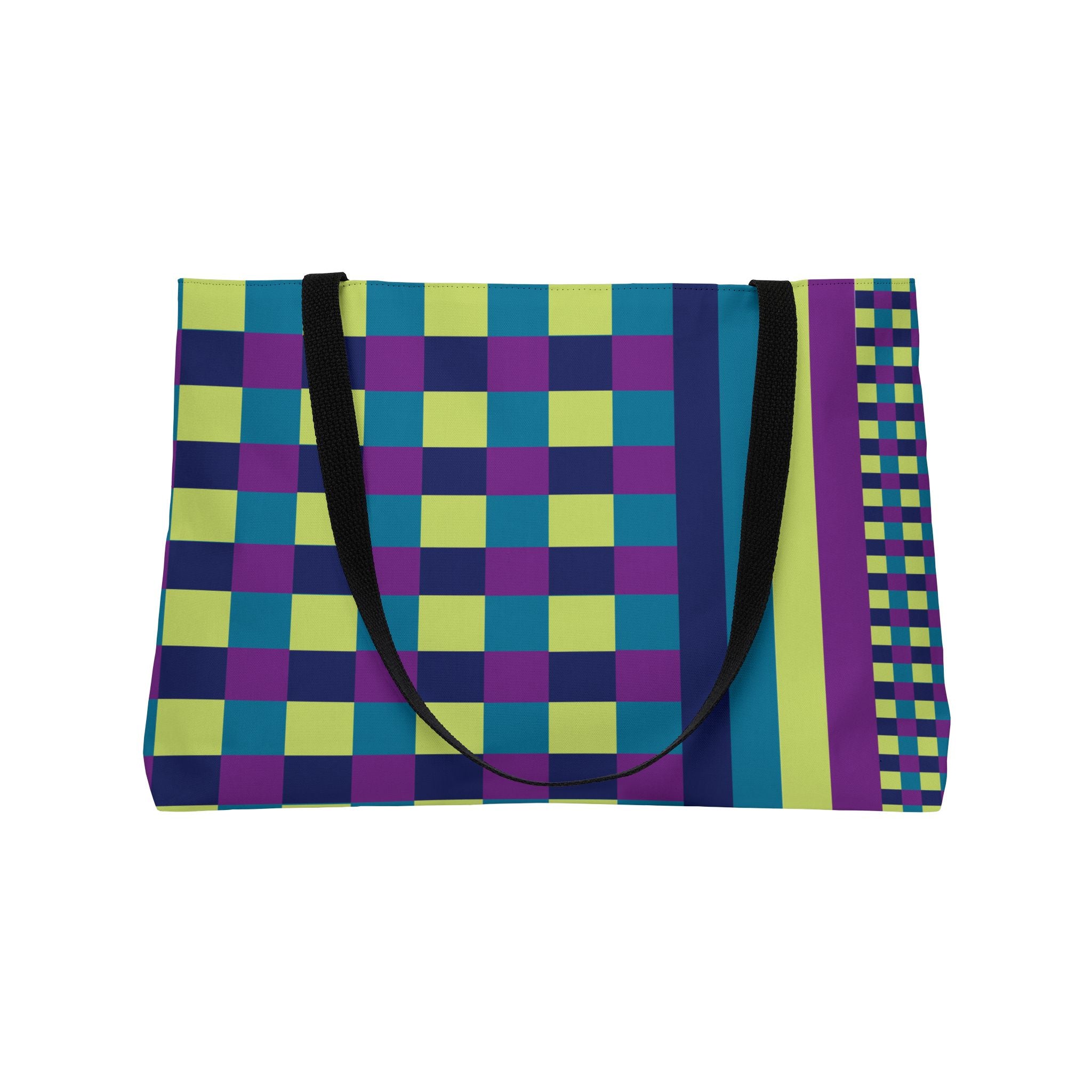 Colorblock Tote Bag